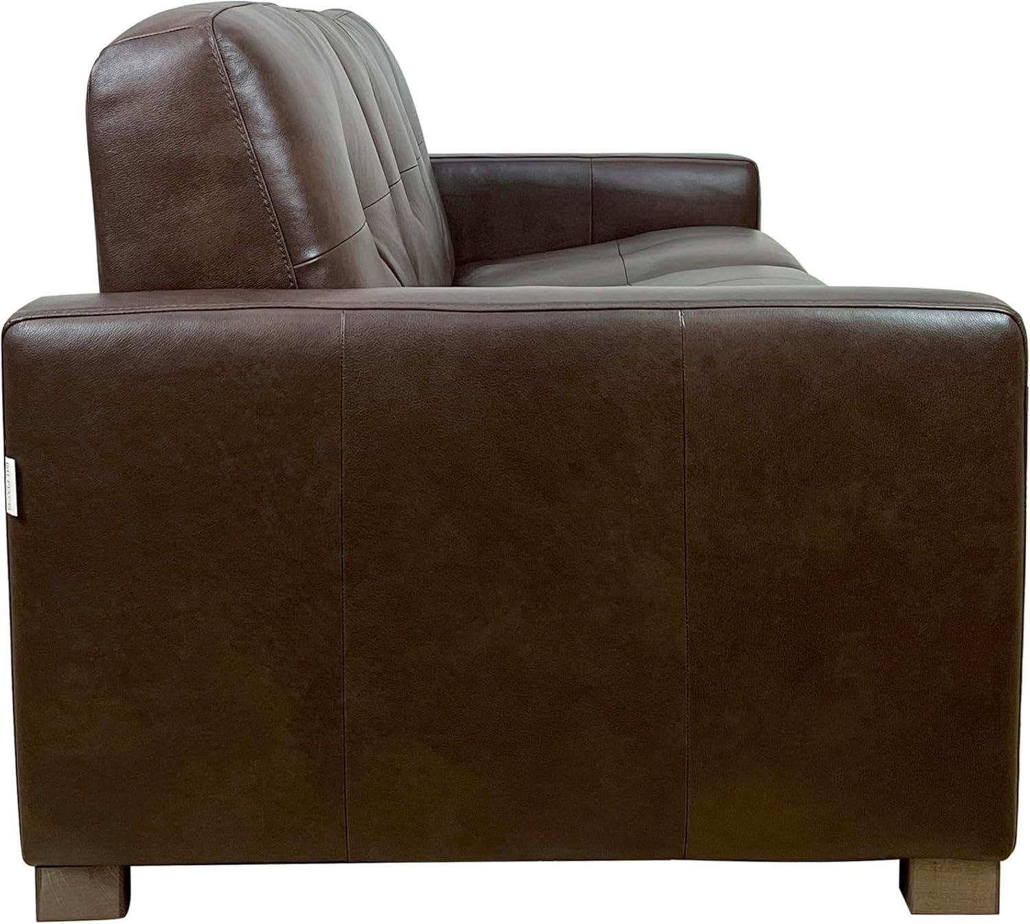 80.6'' Leather Sleeper Sofa