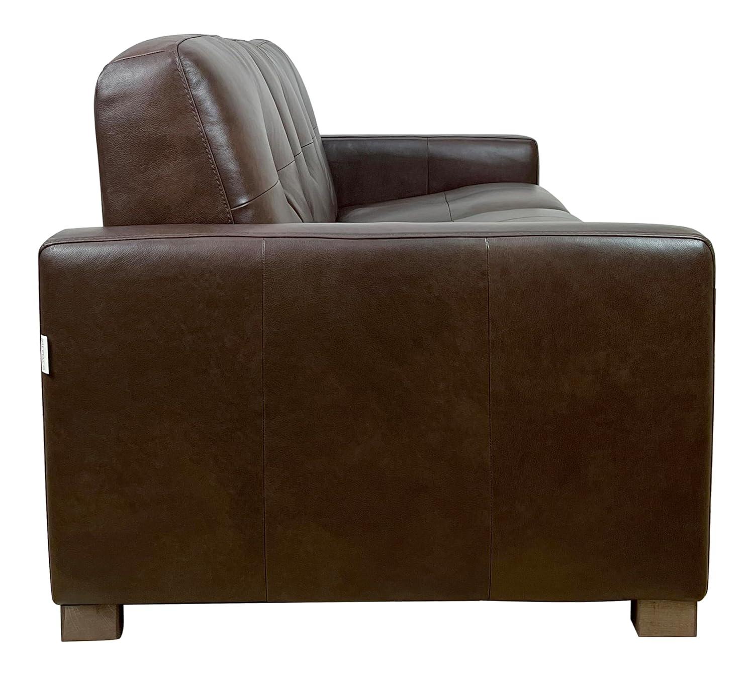 A&J Homes Studio 80.6'' Leather Sleeper Sofa