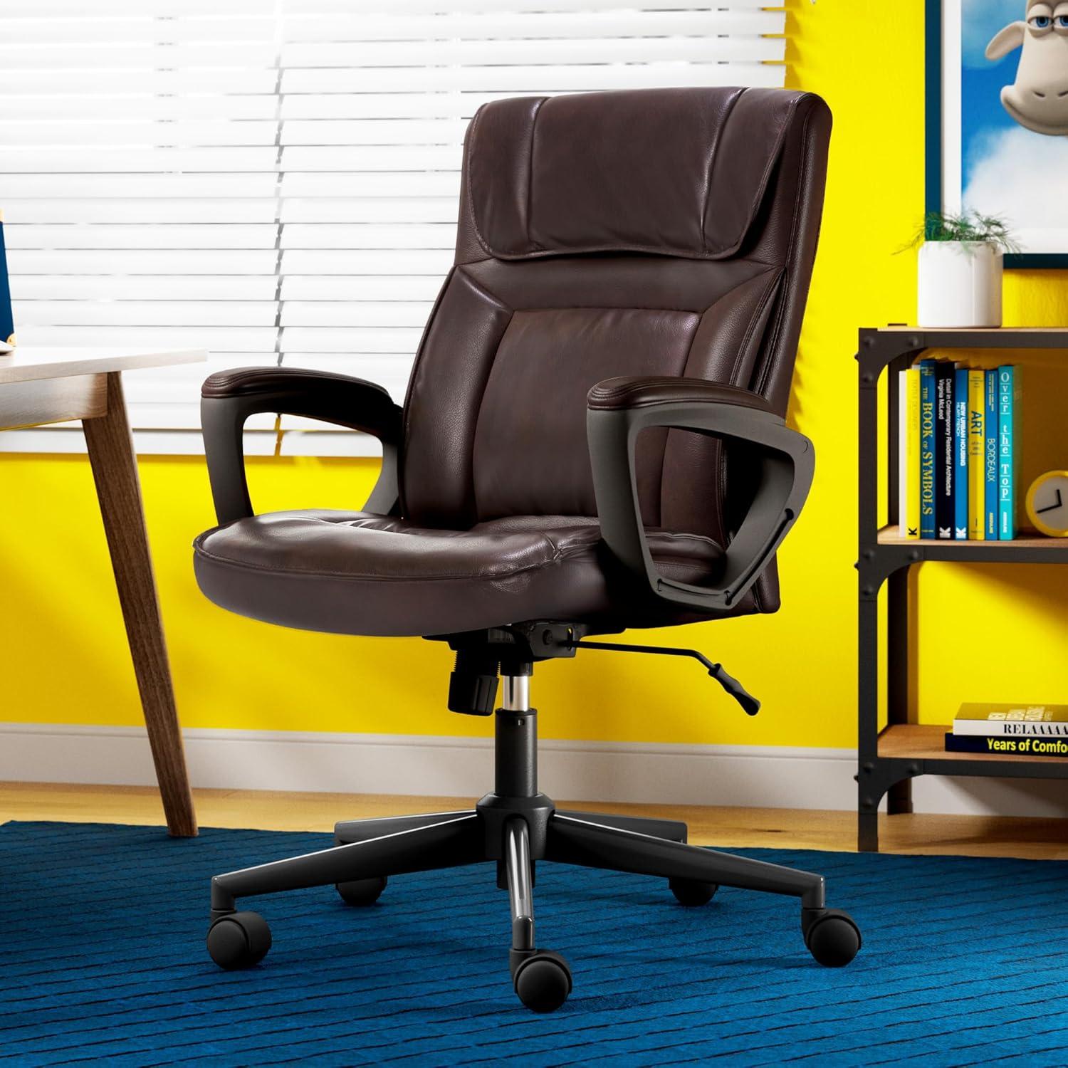 Style Hannah Office Chair Bonded Leather Comfort - Serta