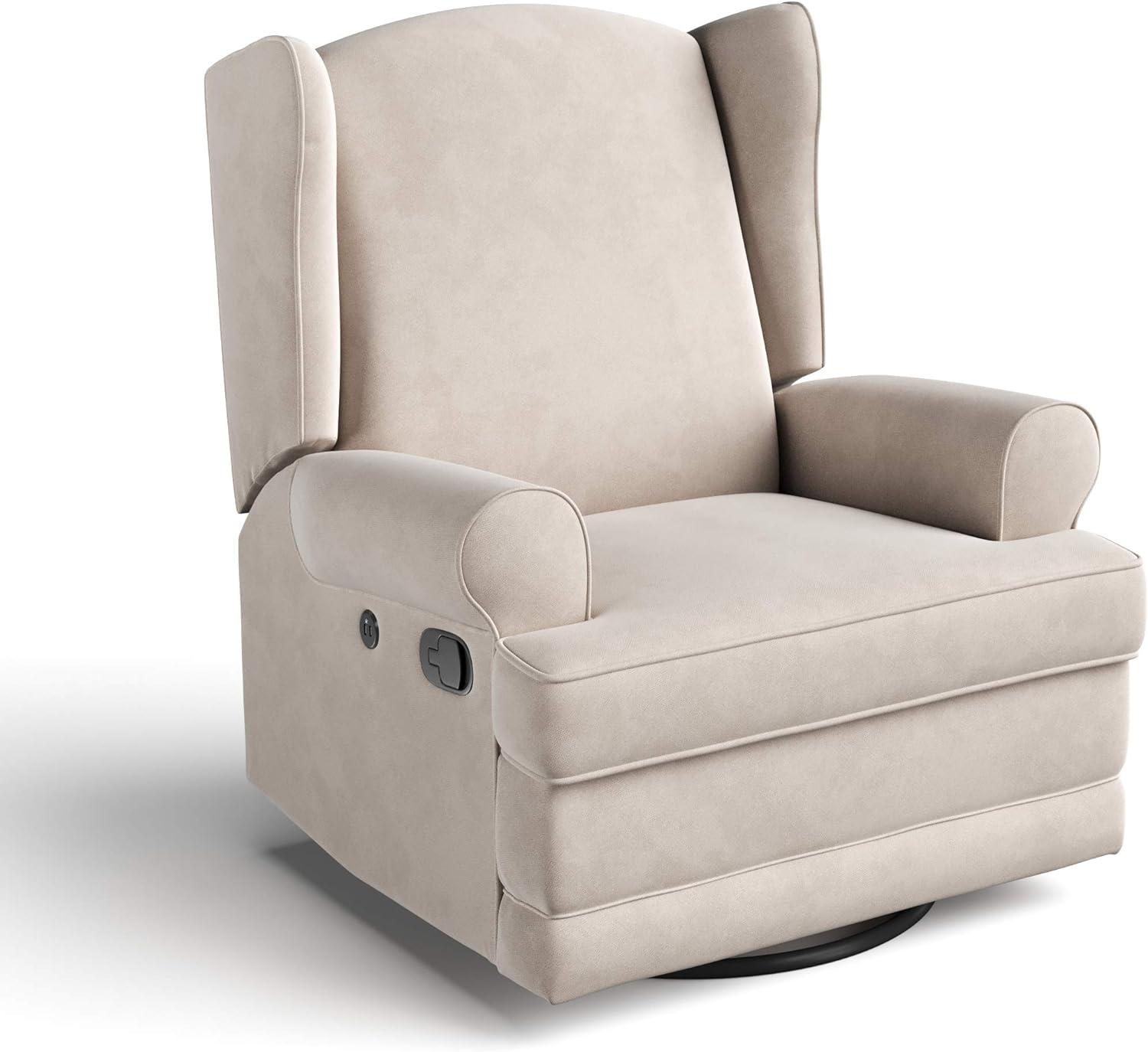 Serenity Swivel Reclining Glider with USB