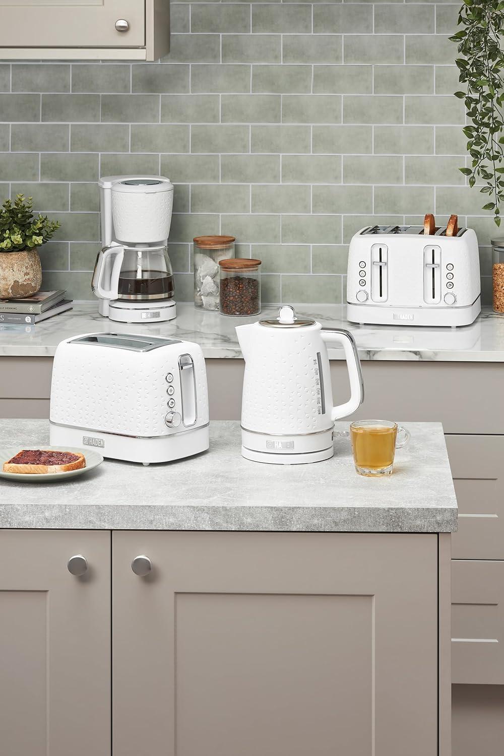 HADEN Starbeck White 4-Slice Toaster