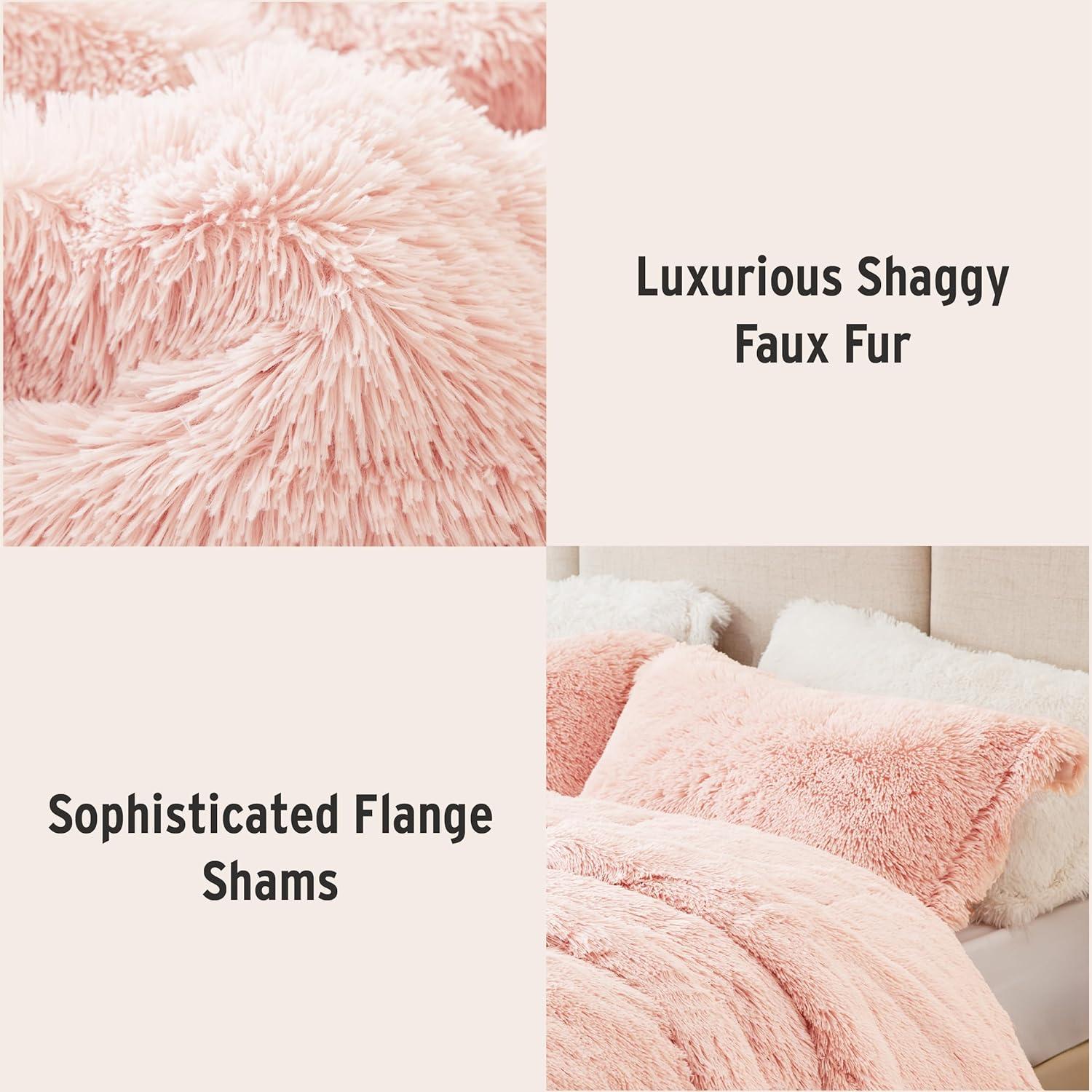 Malea Shaggy Faux Fur Comforter Mini Set