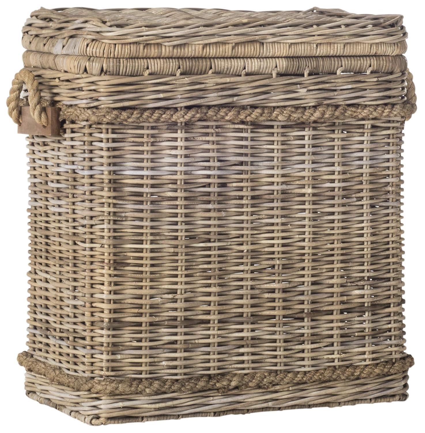 Sidonie Wicker Hamper - Brown - Safavieh