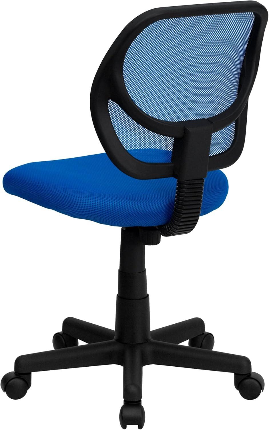 Flash Furniture Low Back Mesh Swivel Task Office Chair with Curved Square Back