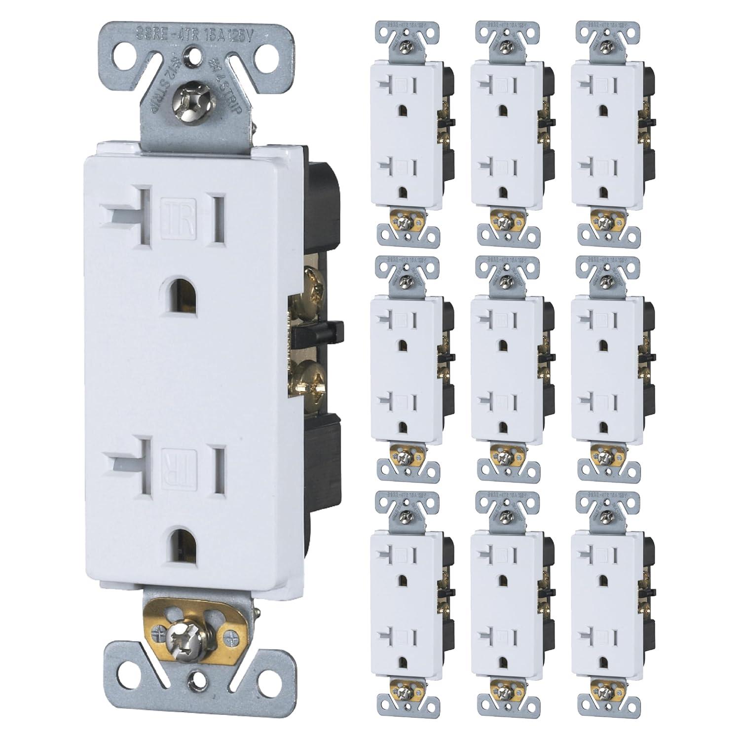20 Tamper Resistant Decorator Outlet