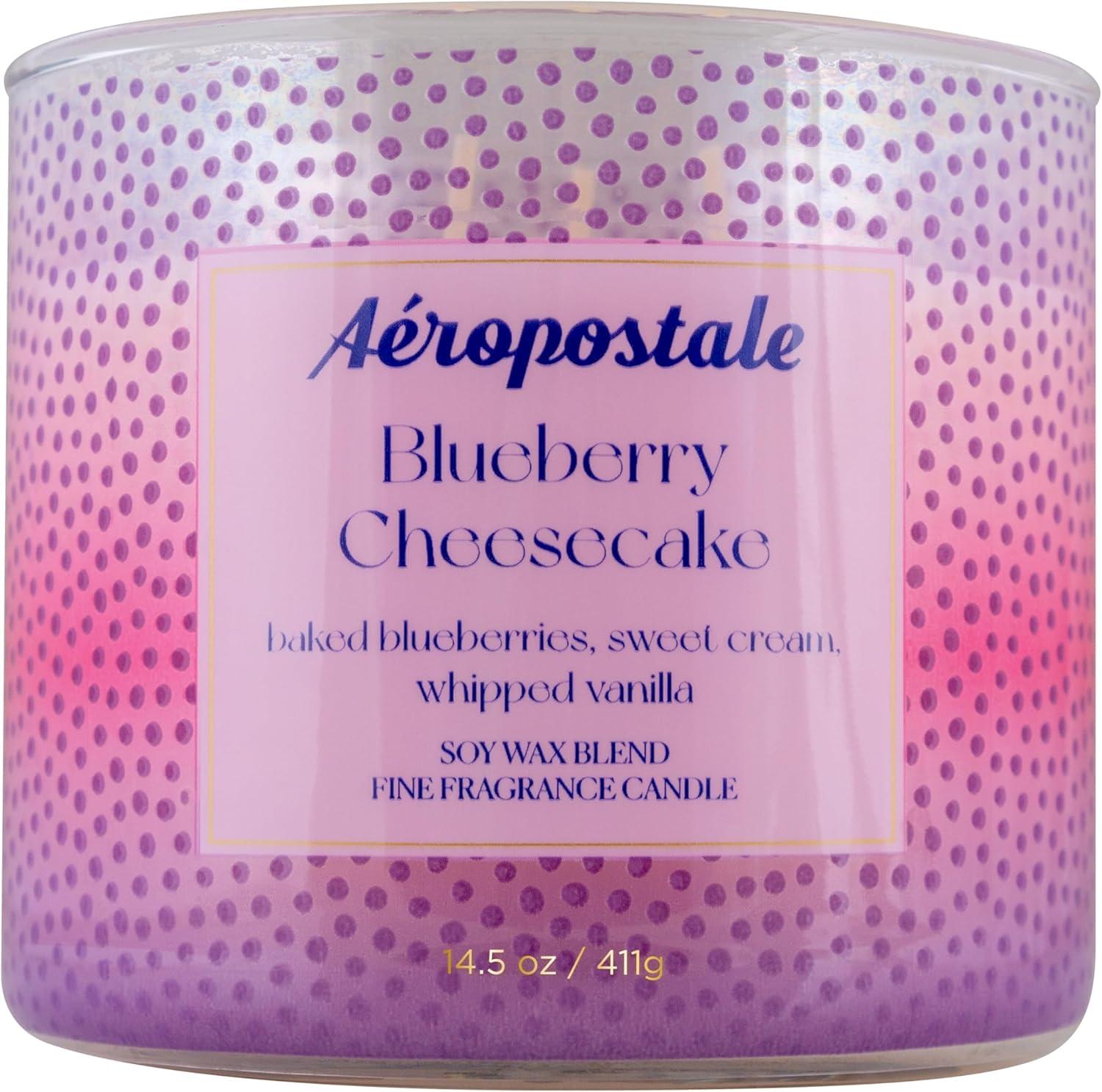 Aeropostale Blueberry Cheesecake Candle, 14.5 oz.