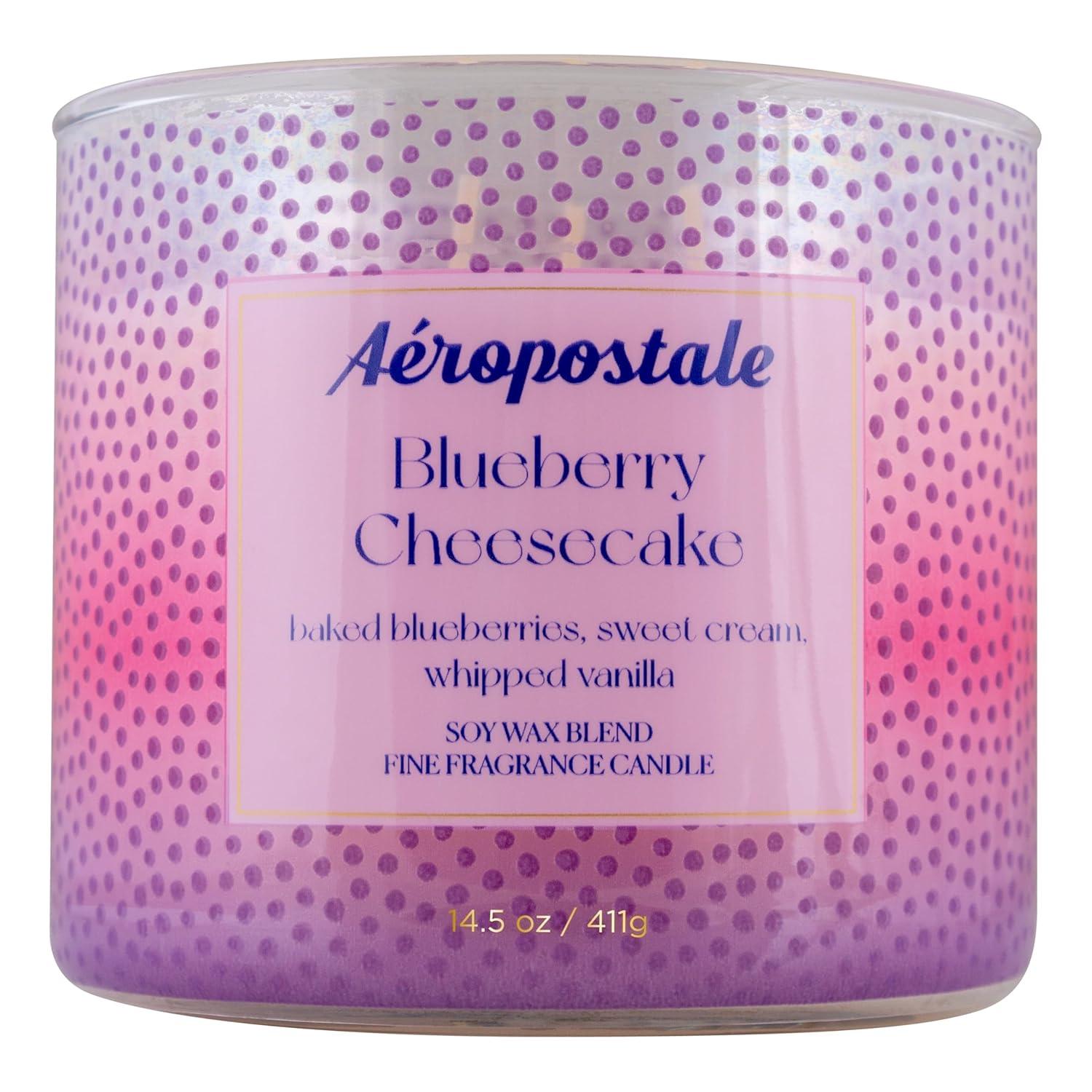 Aeropostale Blueberry Cheesecake Candle, 14.5 oz.