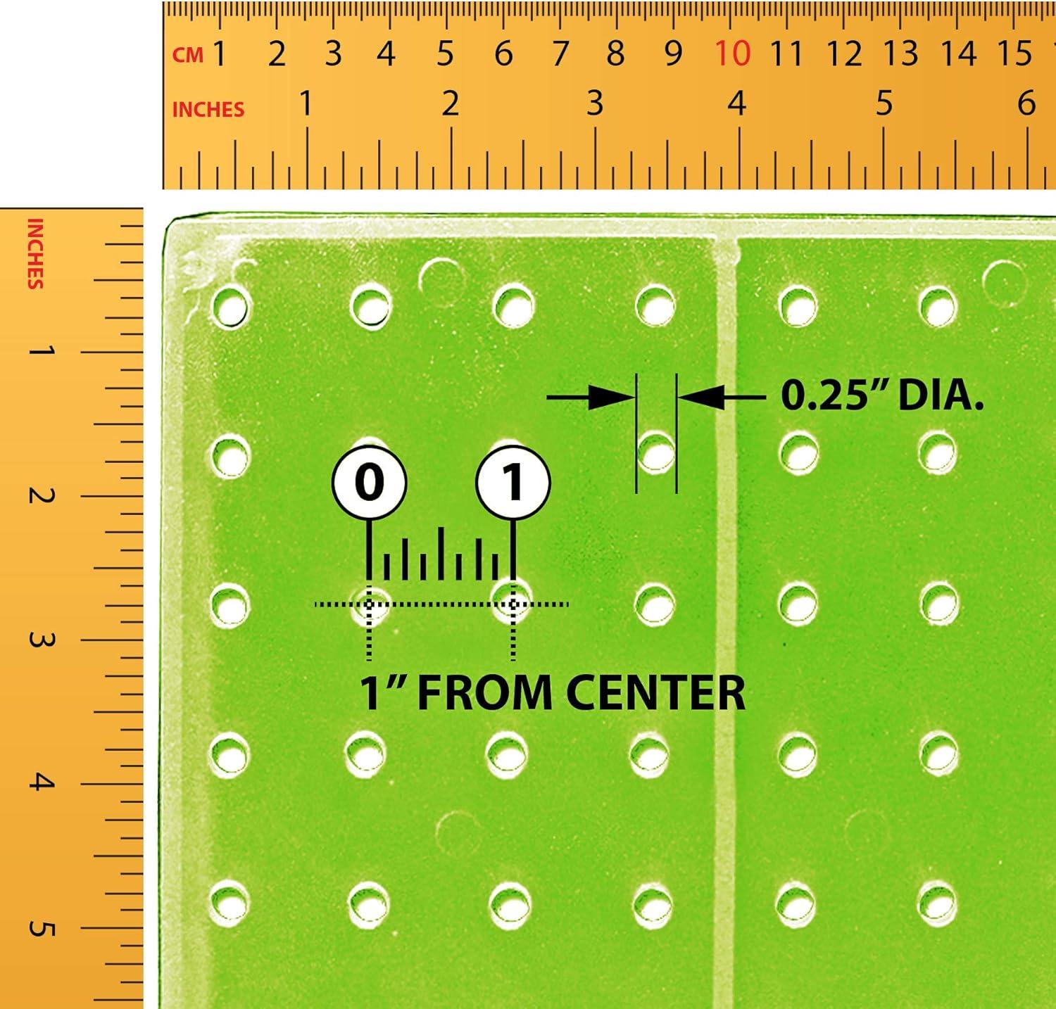 The DIY Multi-Purpose 12-Piece Pegboard Wall Organizer Kit with One Panel and Accessory Assortment (13.5"W x 22"H)