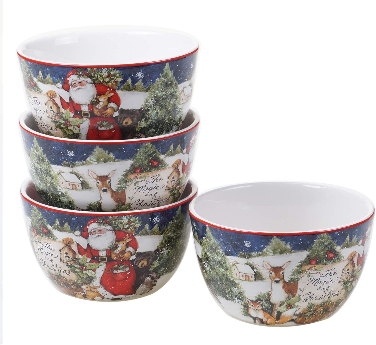 Certified International Certified International Magic Of Christmas  Santa 16Pc Dinnerware Set