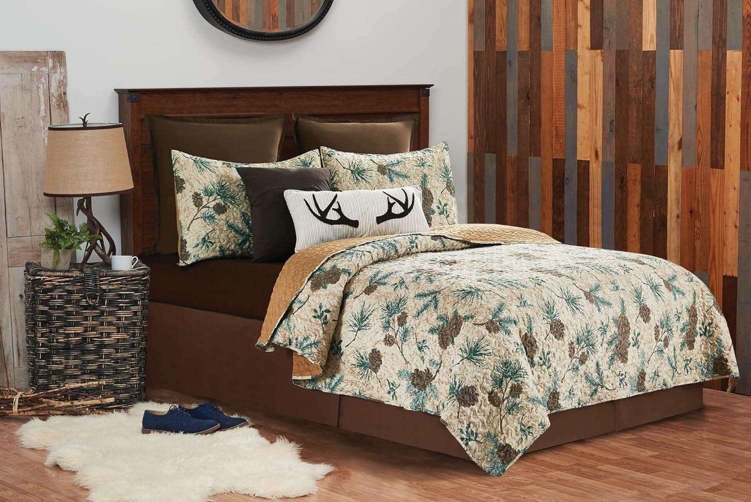 Dahlila Modern & Contemporary Cotton Blend No Floral Quilt Set