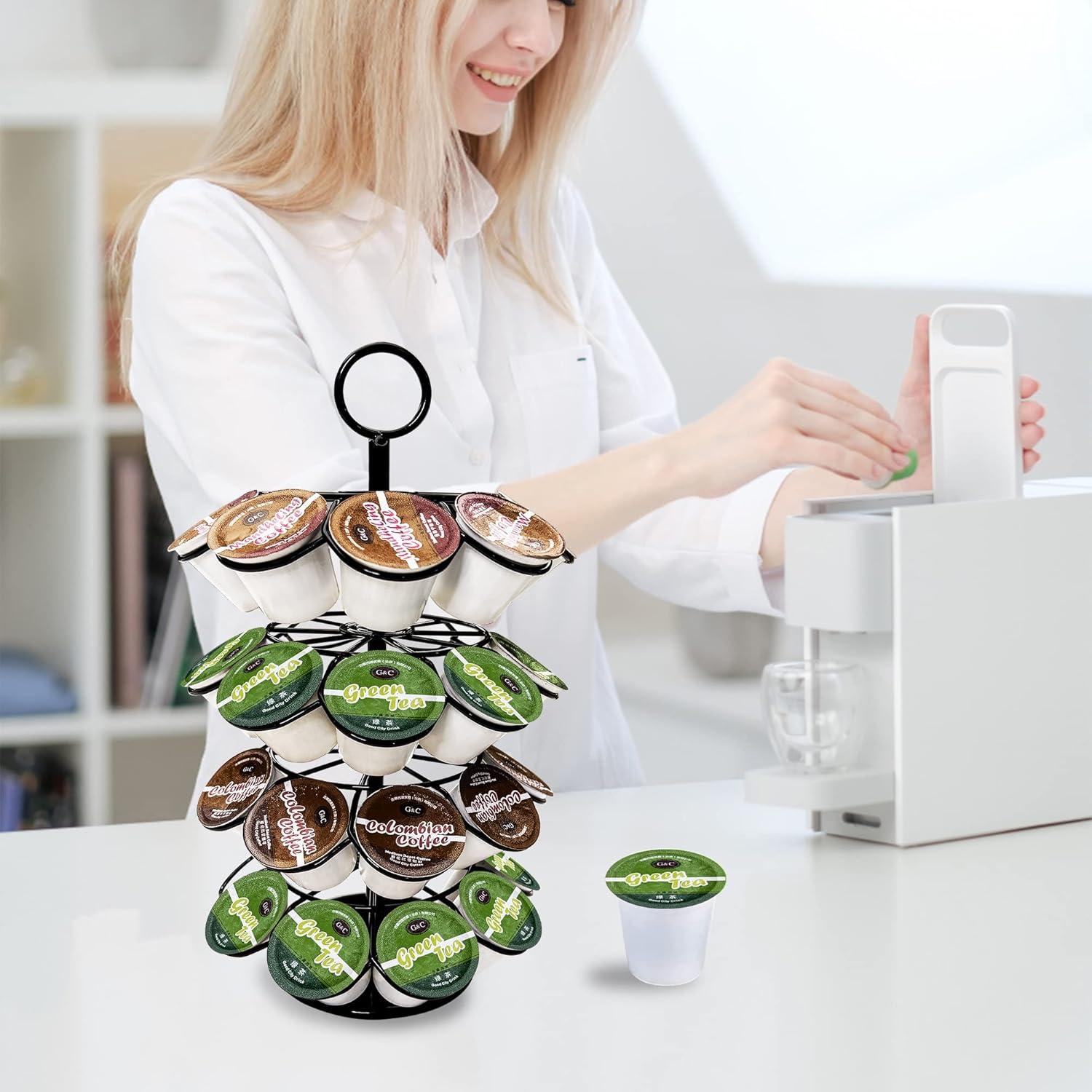 Anadea Carousel Holder and Organizer for 36 Pods - Spins 360 Degrees, Detachable
