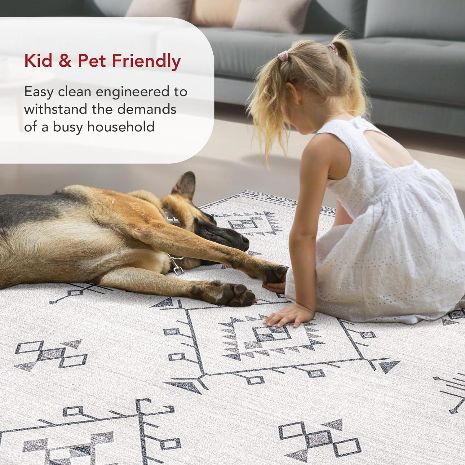 Nuloom Evalyn Southwestern Machine Washable Indoor Area Rug