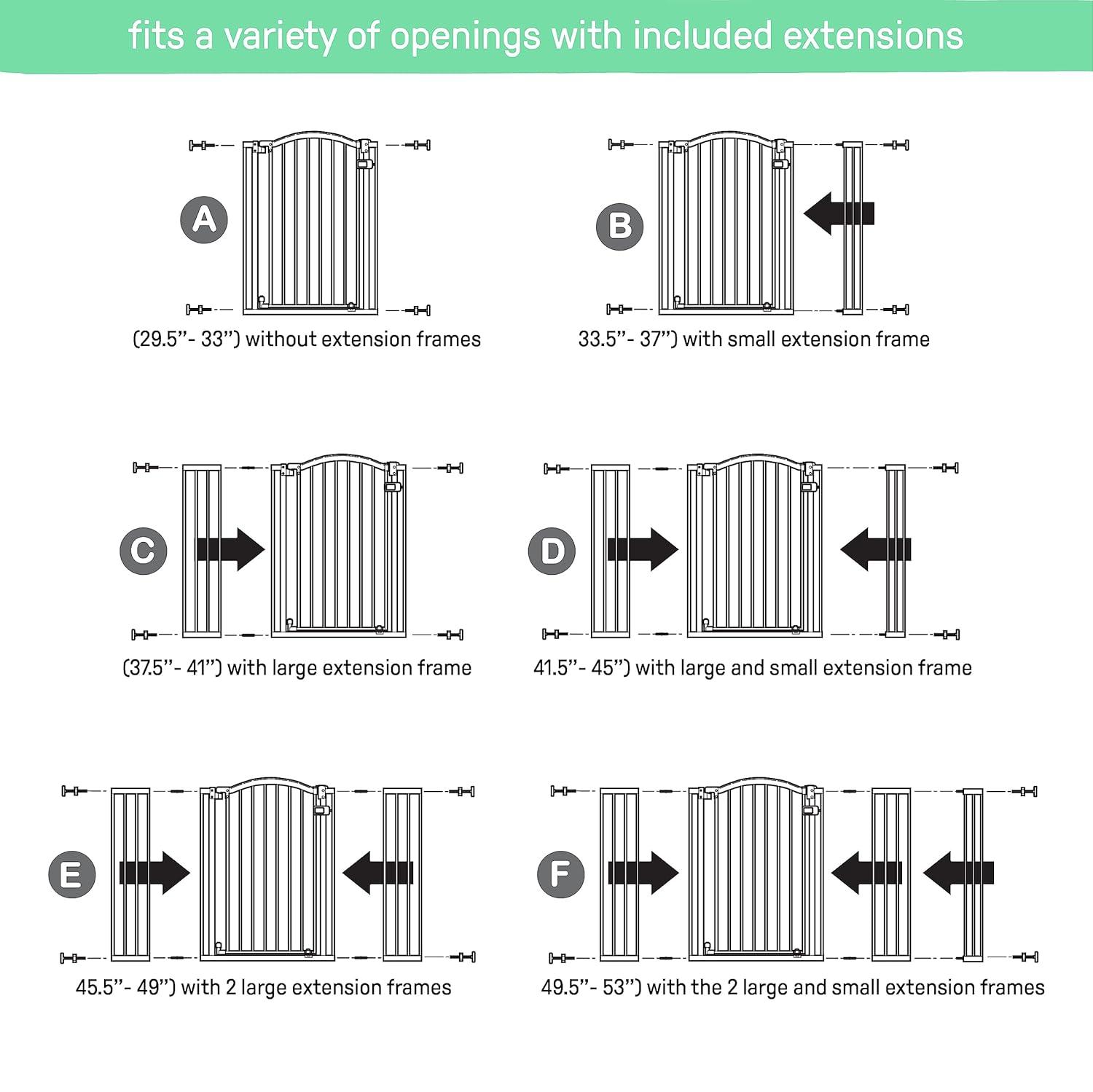 Summer Extra Tall & Wide Safety Gate (Cool Gray)