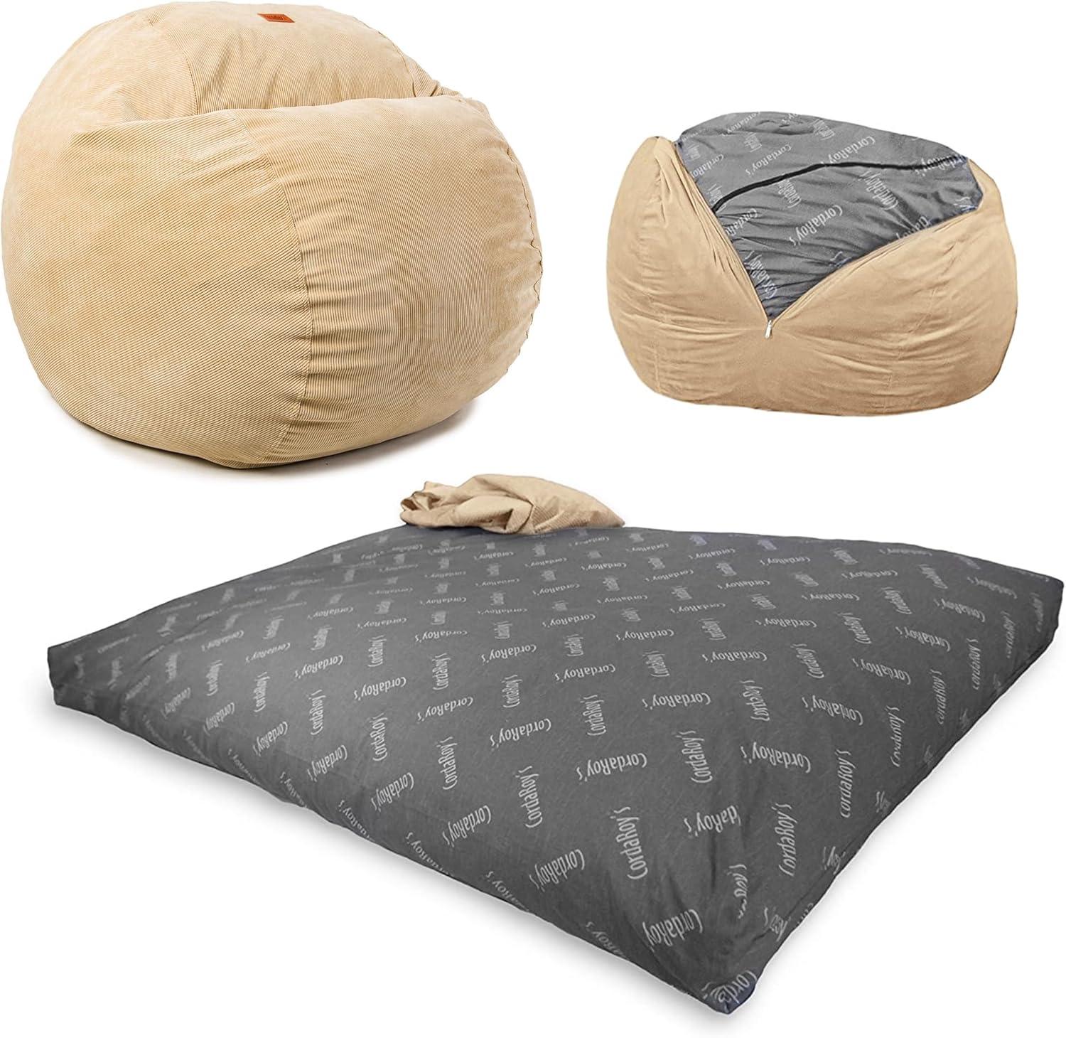 CordaRoy's Corduroy Convertible Bean Bag Chair