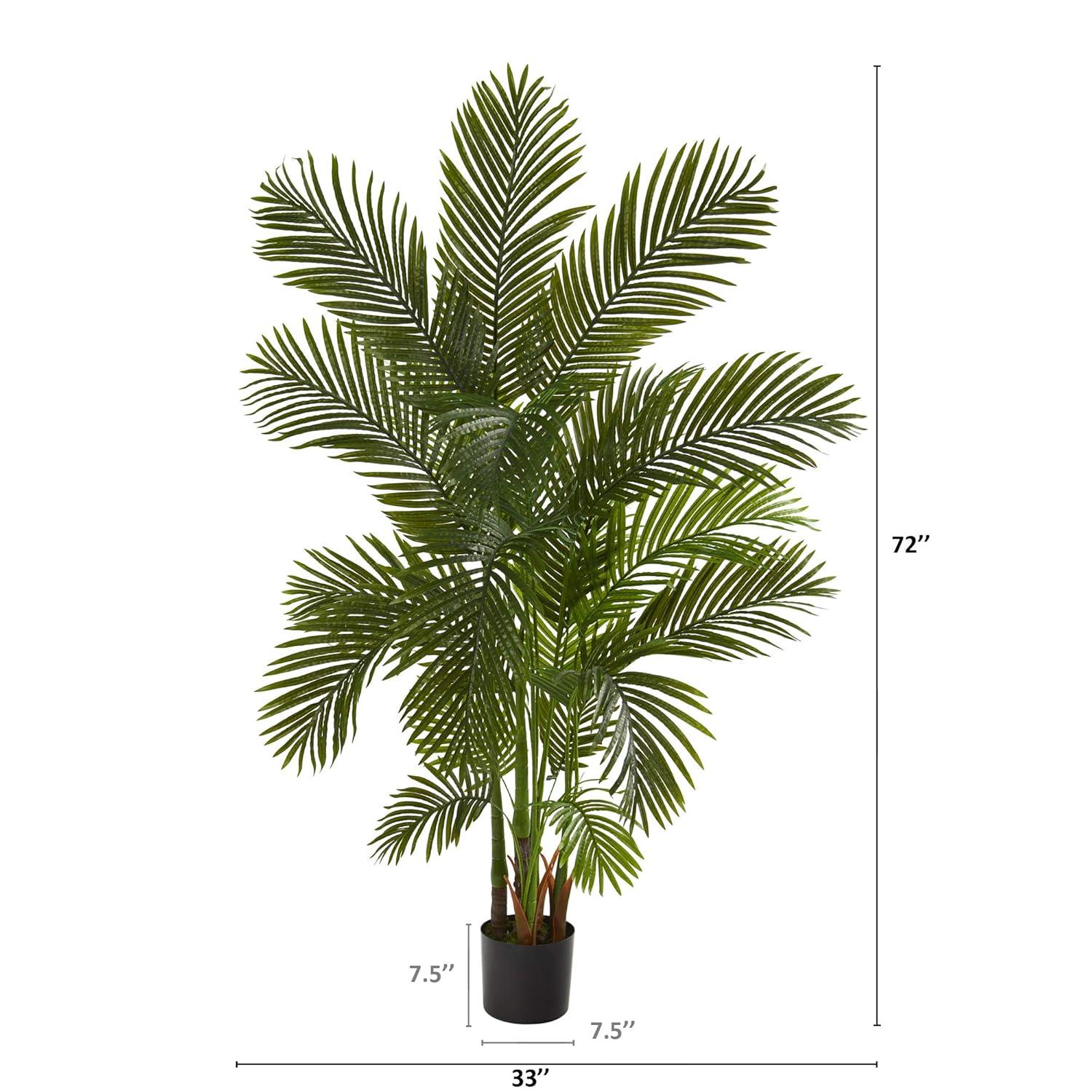Nearly Natural 6' Areca Palm Artificial Tree