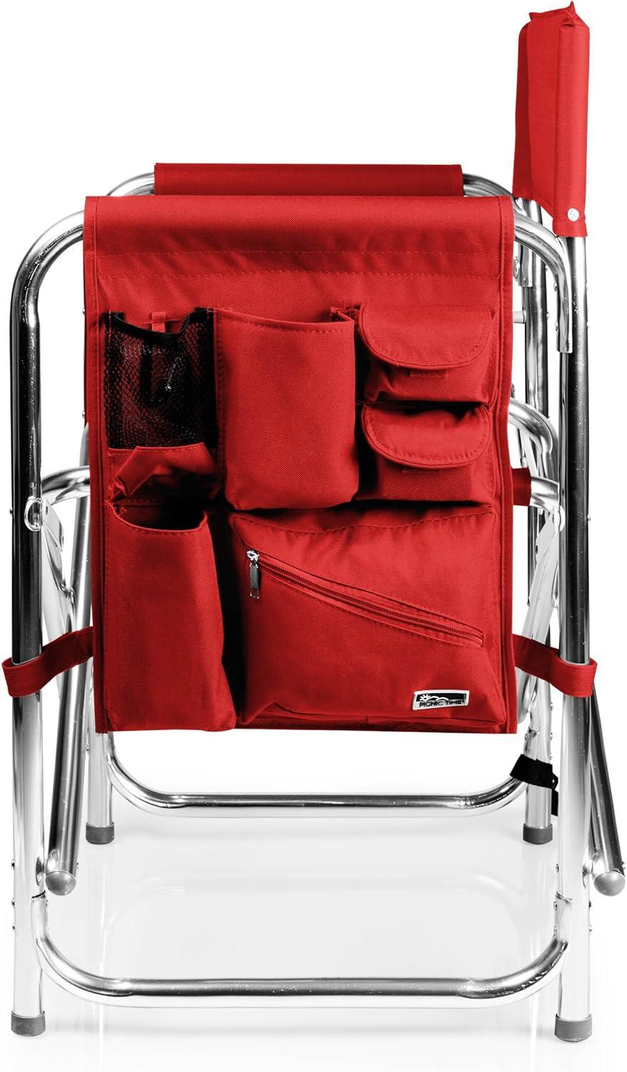 Picnic Time Sports Outdoor Portable Camp Chair with Side Table