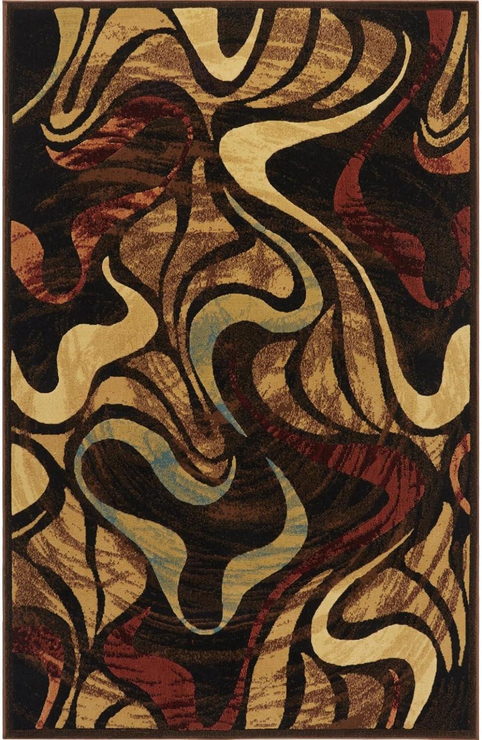 Home Dynamix Catalina Picasso Contemporary Artistic Swirl Area Rug