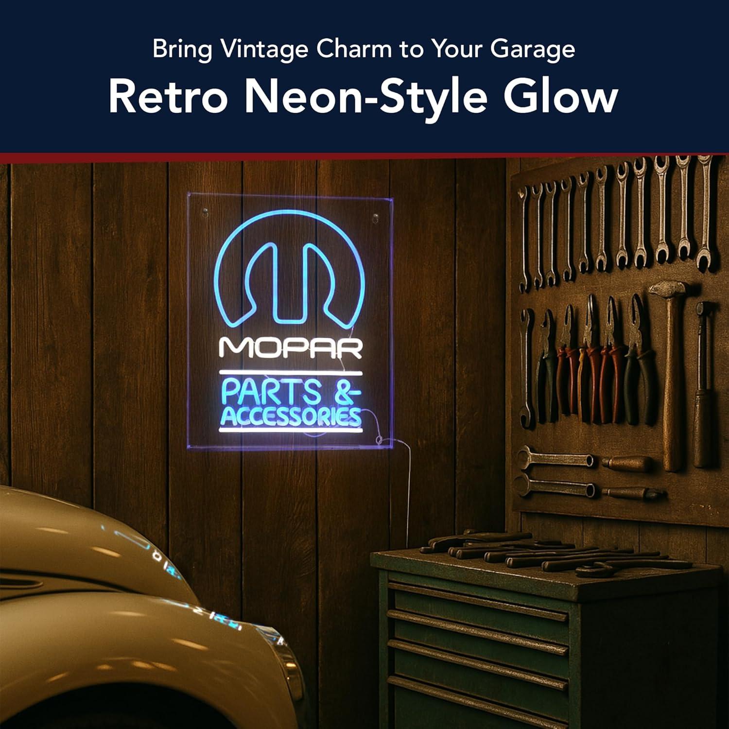 American Art Decor Licensed Mopar Parts and Accessories Acrylic LED Sign