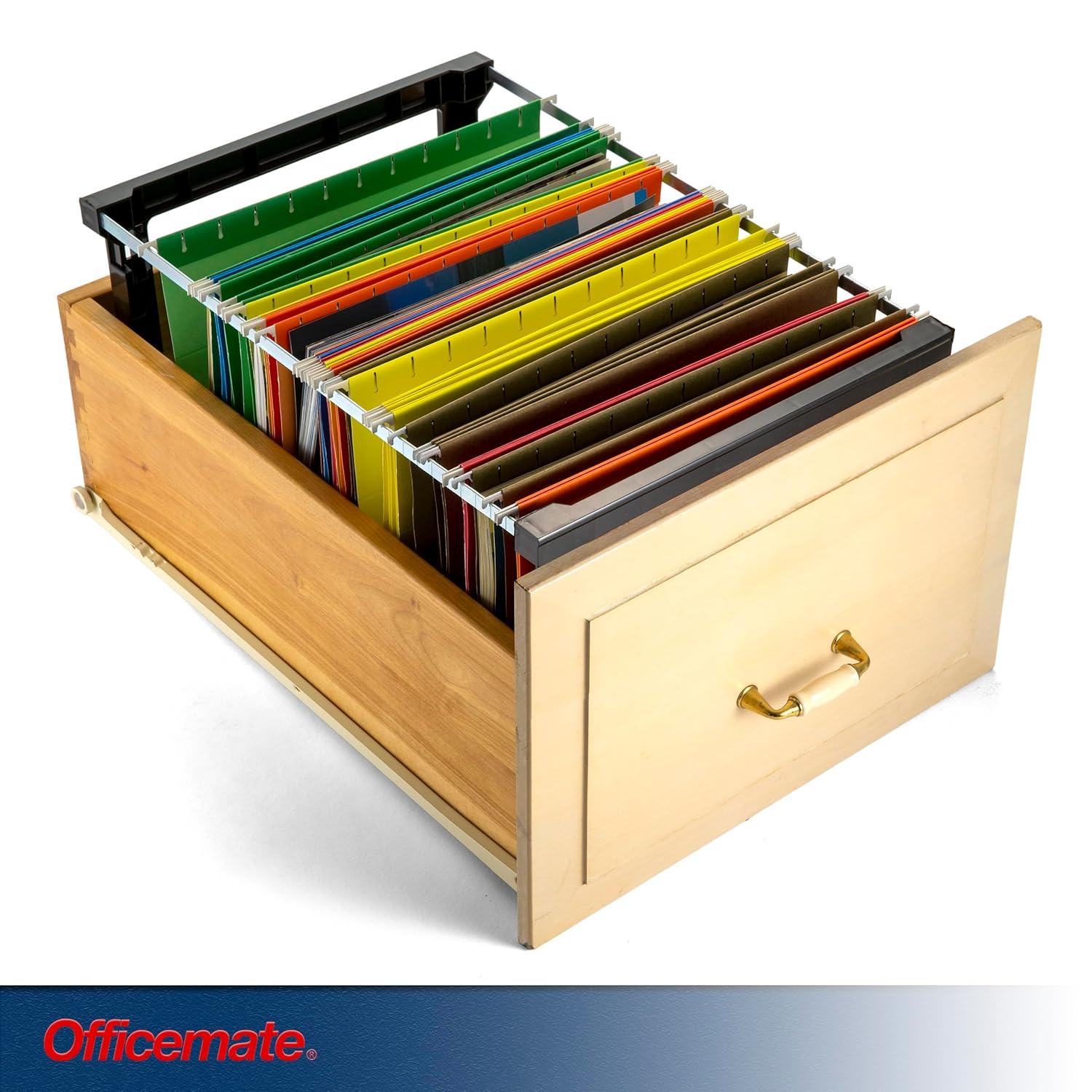 Officemate Plastic Hanging File Folder Frame, 18 Inch, Letter and Legal Size. 1 Set (91961)