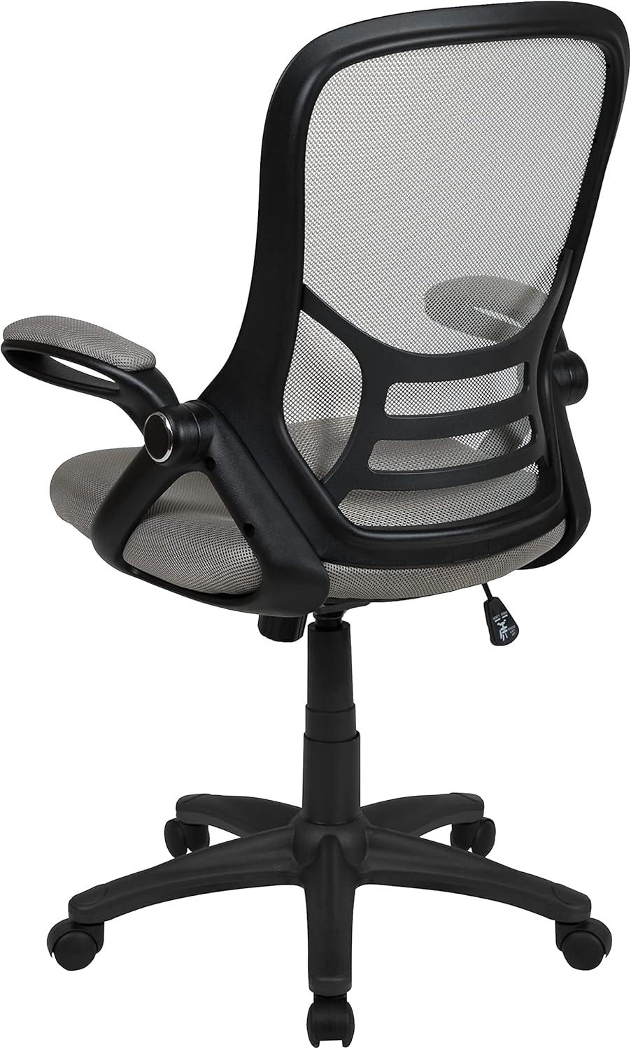 Flash Furniture High Back Mesh Ergonomic Swivel Office Chair with Flip-up Arms