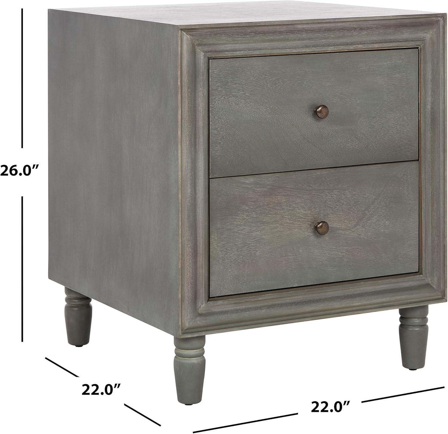 Blaise Nightstand with Storage  - Safavieh