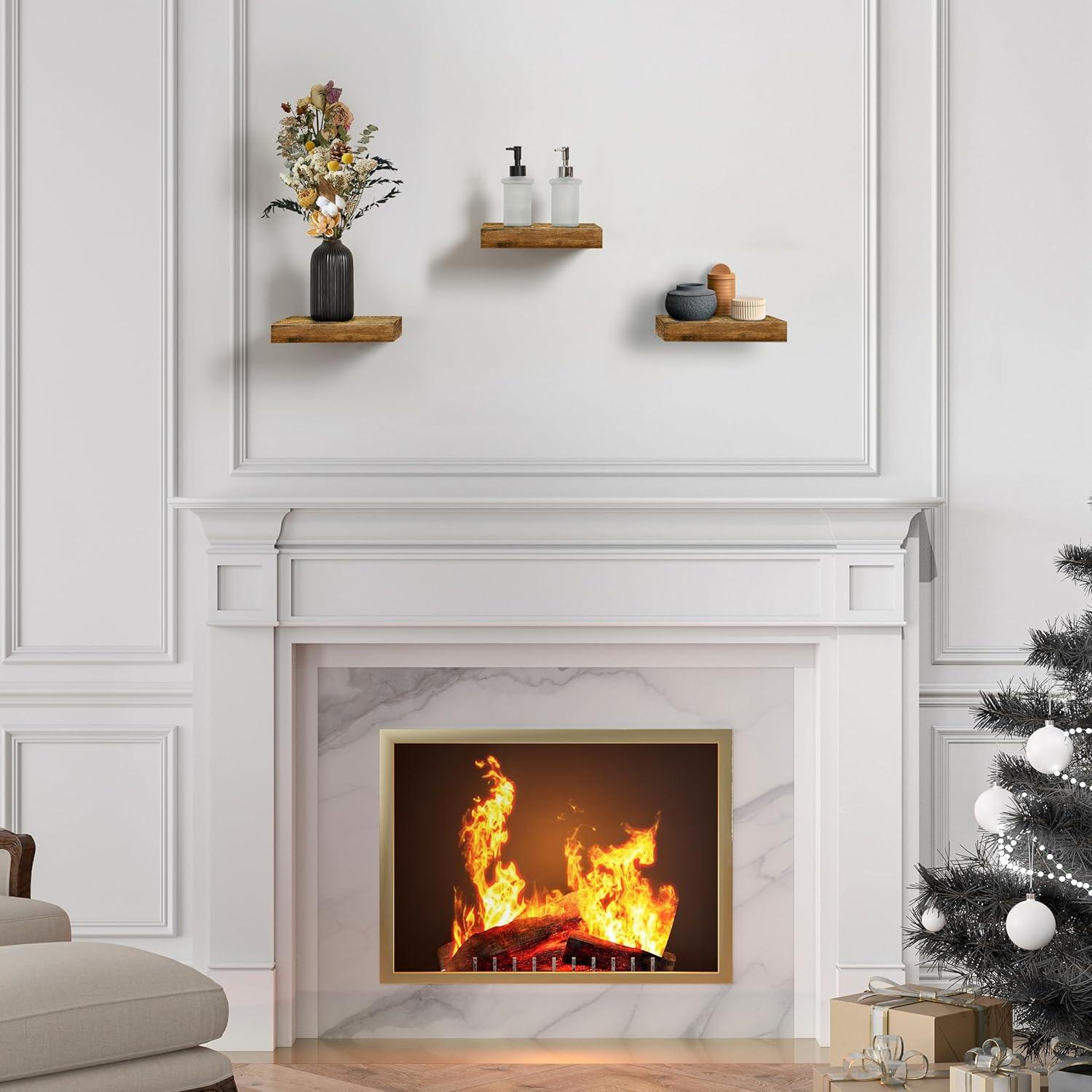 Sorbus Floating Shelves with Invisible Mounting Set of 3