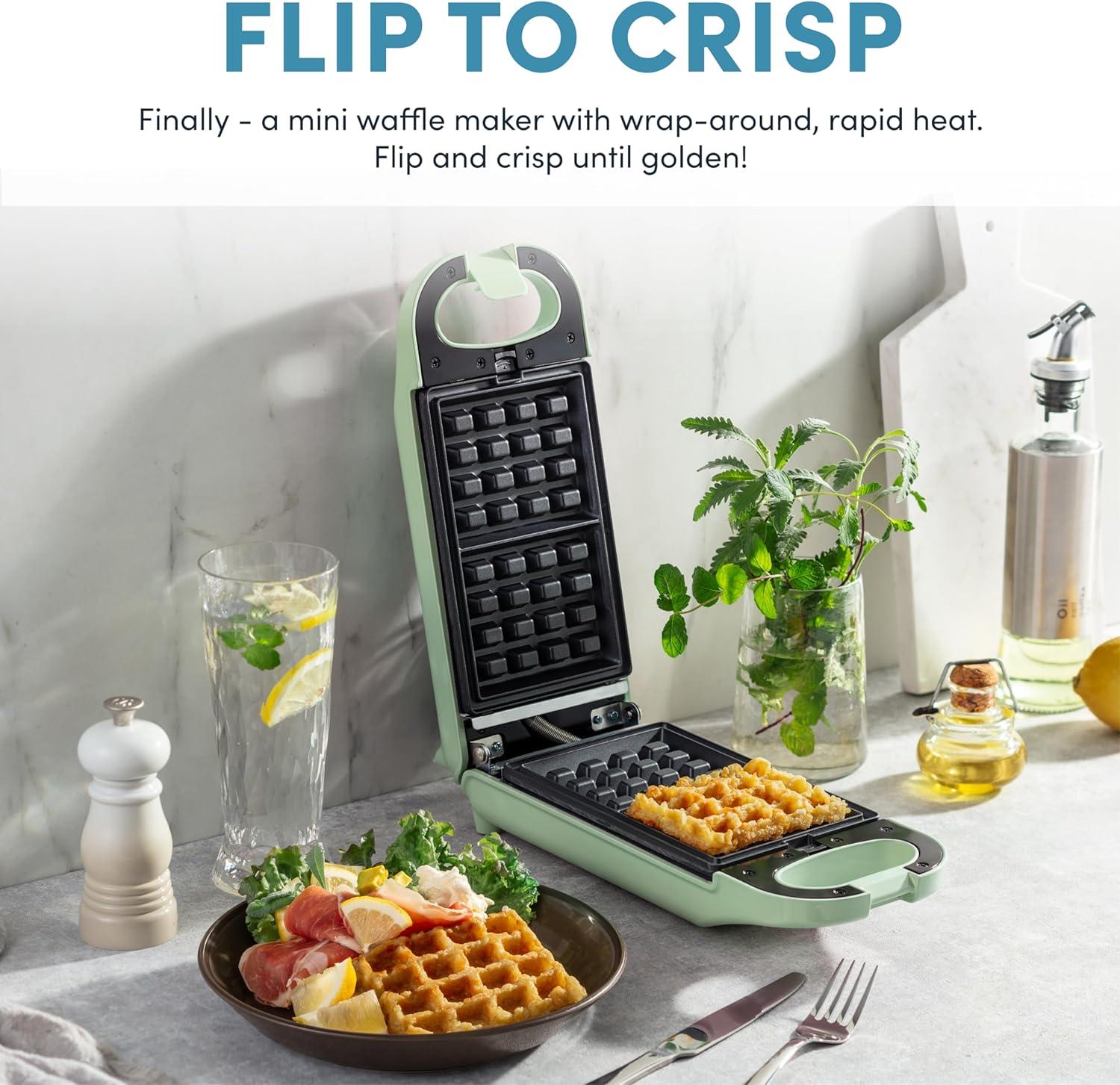 Aroma Aroma® Swap & Flip Waffle Maker With Removable Plates: 3-in-1 Panini Press, Mini Donut Maker, And Waffle Iron