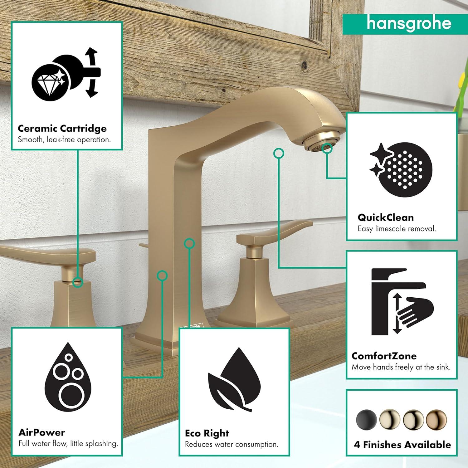 Metropol Classic Widespread Bathroom Faucet