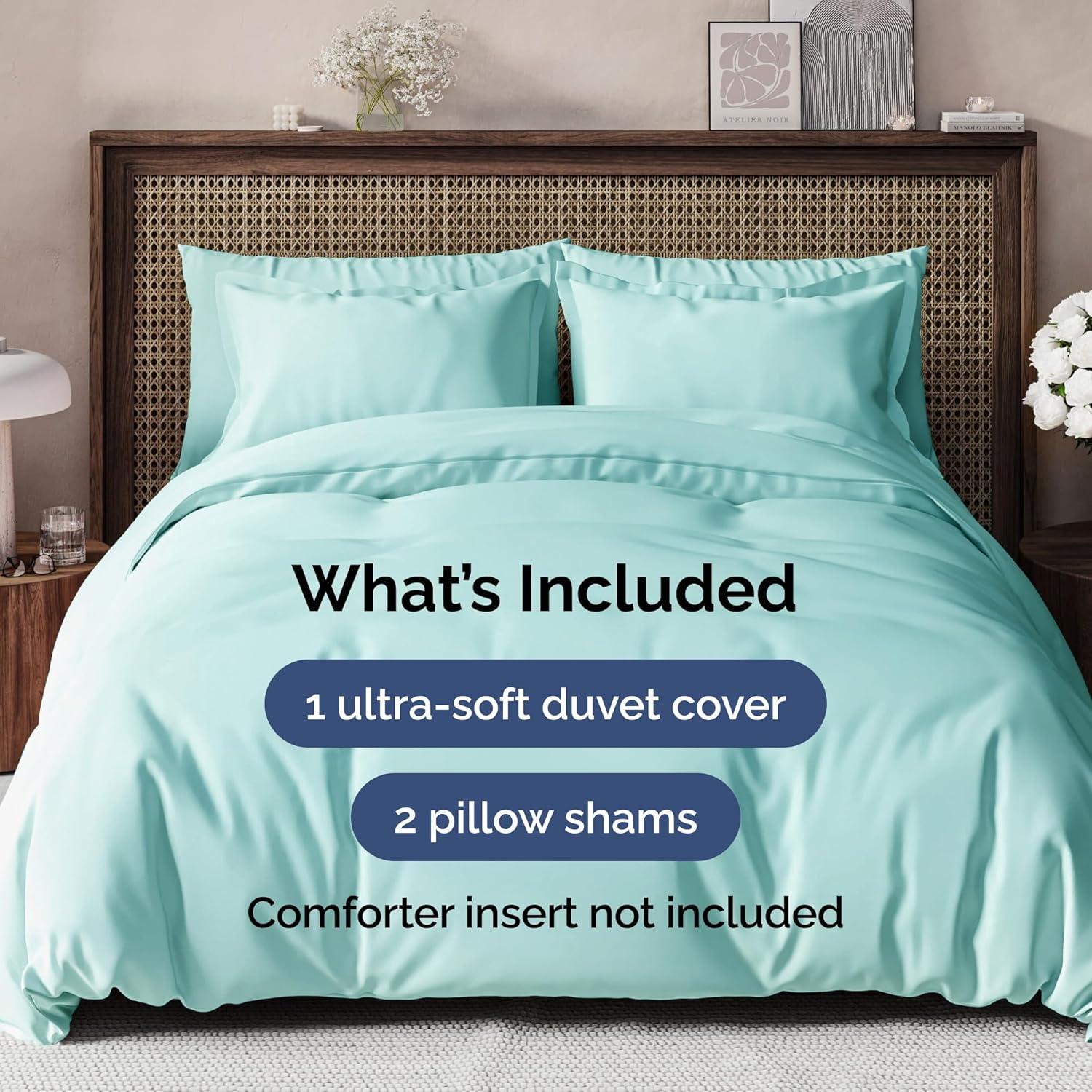 CGK Linens Premium Hotel Quality Soft & Cooling Duvet Cover Set