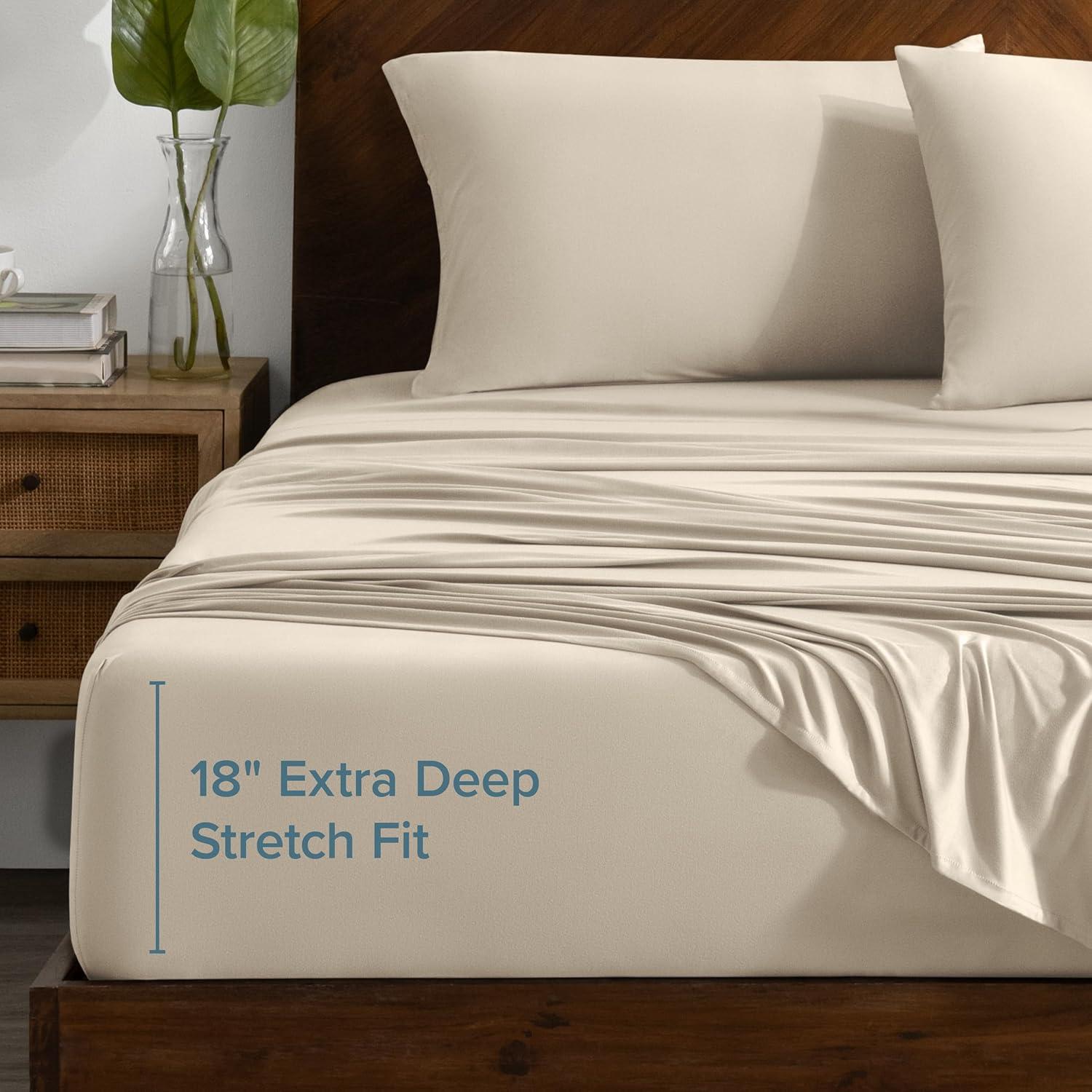 Bare Home Microfiber Stretch Sheet Set