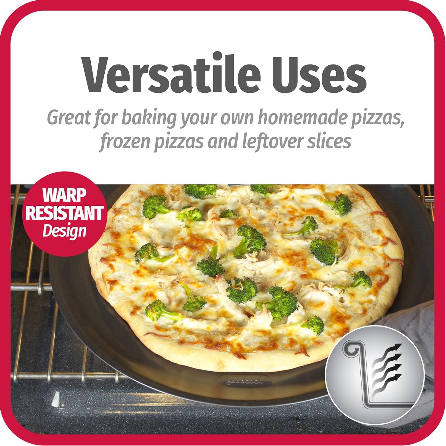 GoodCook AirPerfect 15.75" Insulated Nonstick Carbon Steel Pizza Pan with Holes