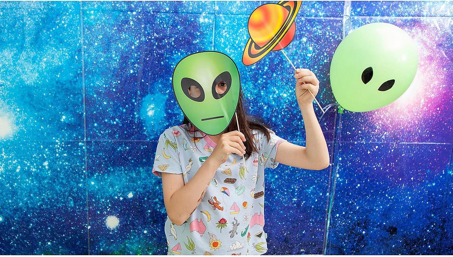 Space Galaxy Backdrop Banner - Party Decor - 3 Pieces