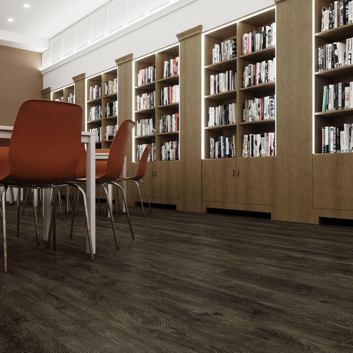 Lucida USA GlueCore Classic 22mil x 7.3" W x 48" L Glue Down Vinyl Tile Flooring