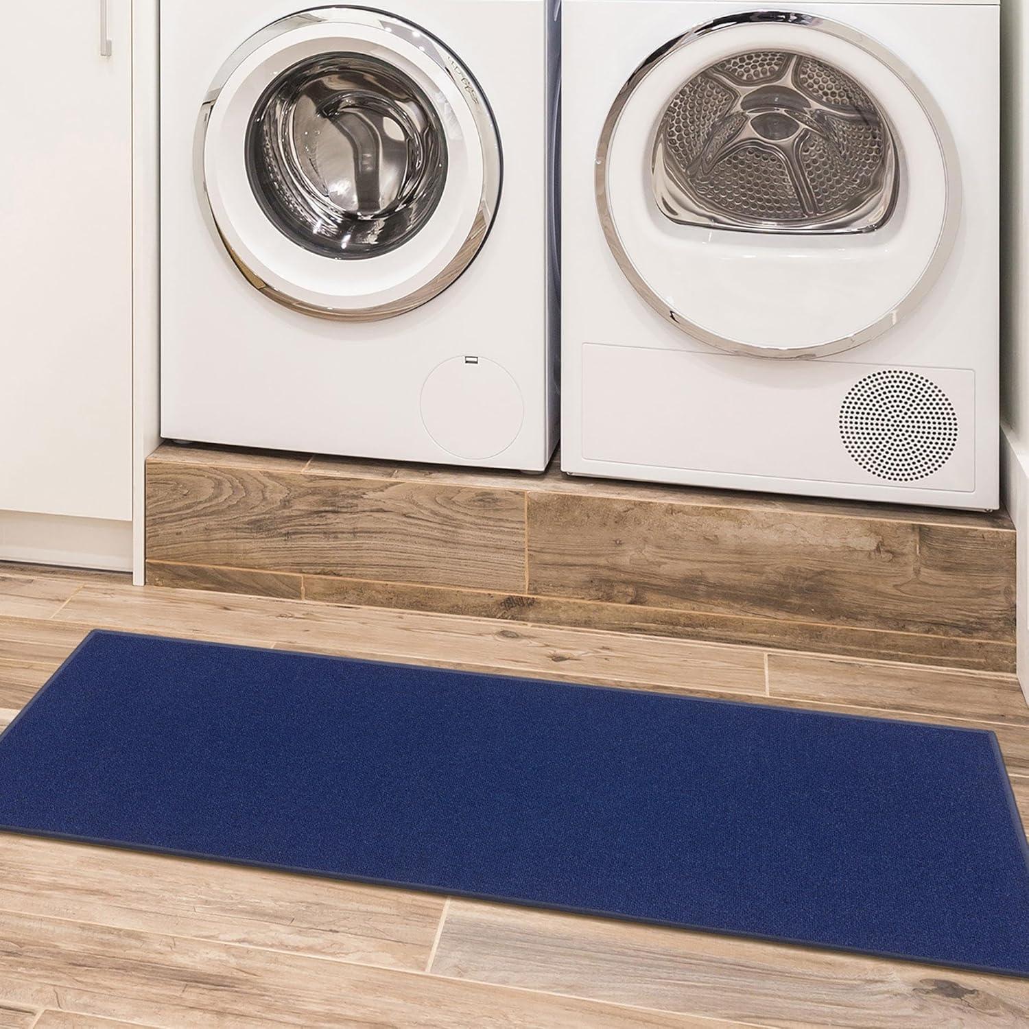 Machine Washable Non-Slip Solid Kitchen Mat