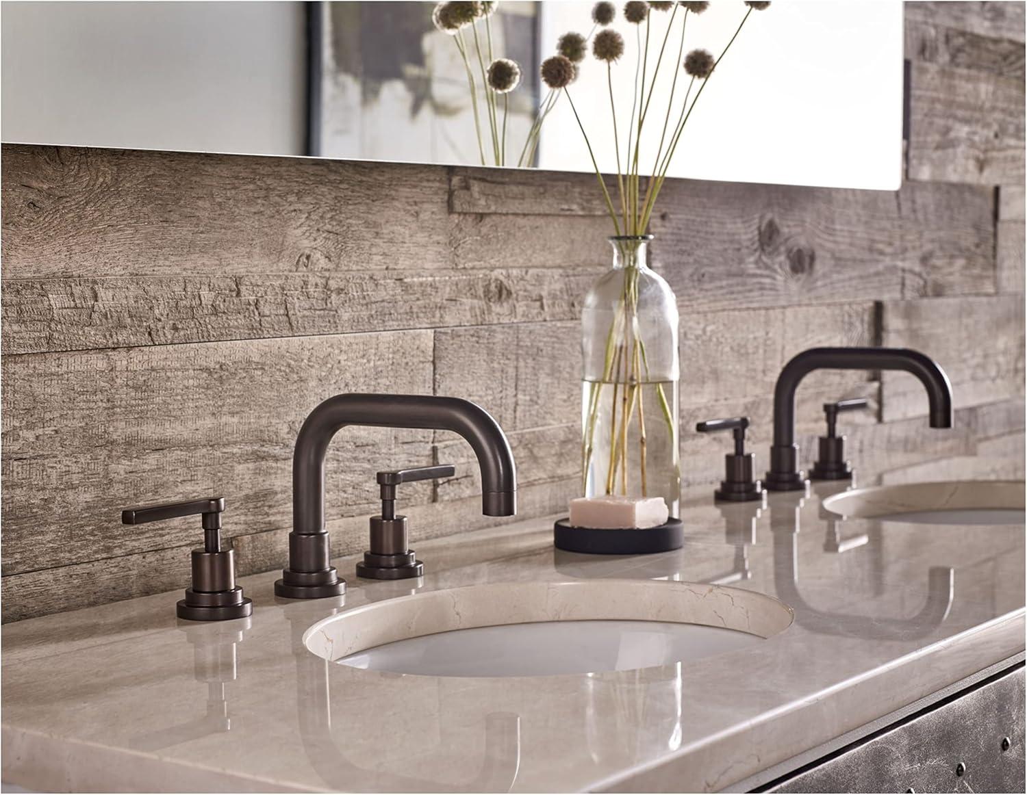Lombardia Widespread Lavatory Faucet With U-Spout