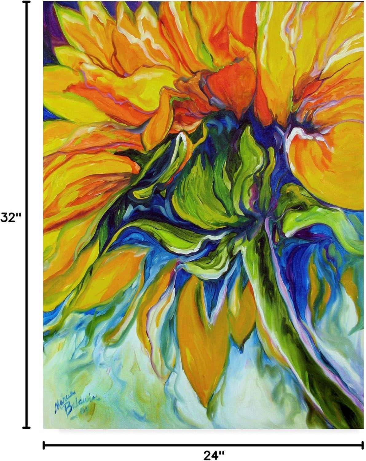 Trademark Fine Art Marcia Baldwin " Sunflower In July " by Marcia Baldwin