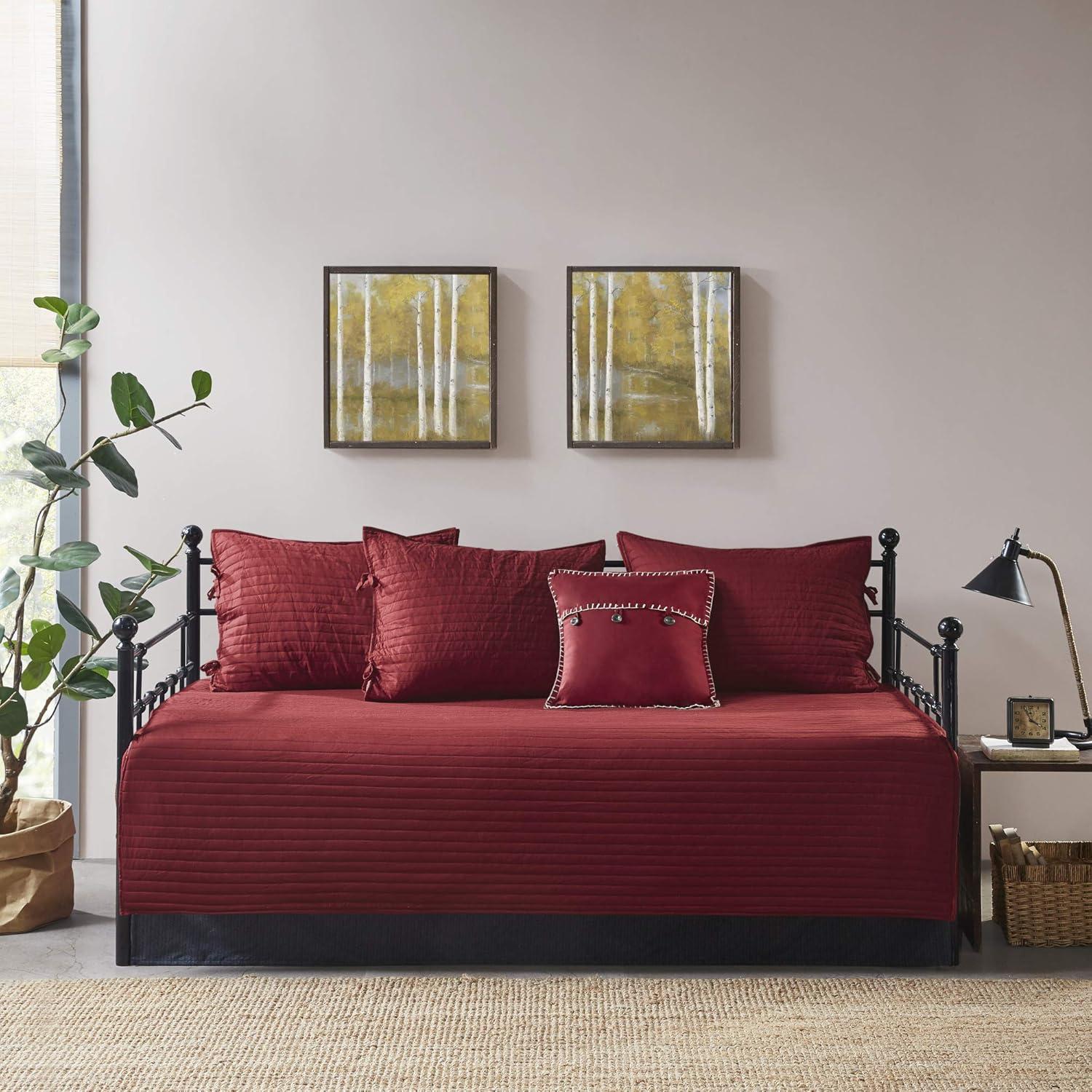 Madison Park Ridge 3 Piece Reversible Plaid Daybed Cover Set