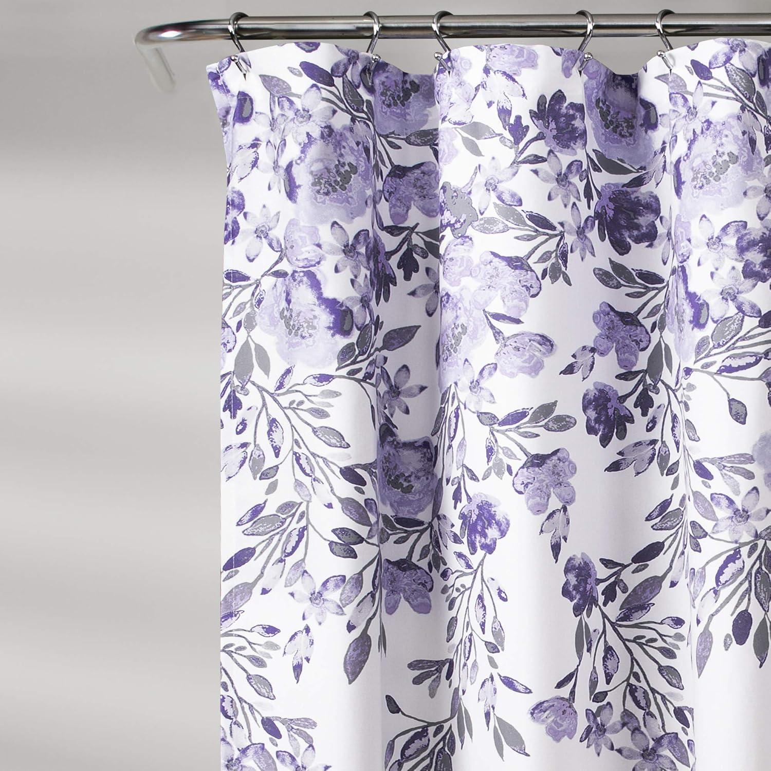 Lush Decor Tanisha Floral Shower Curtain