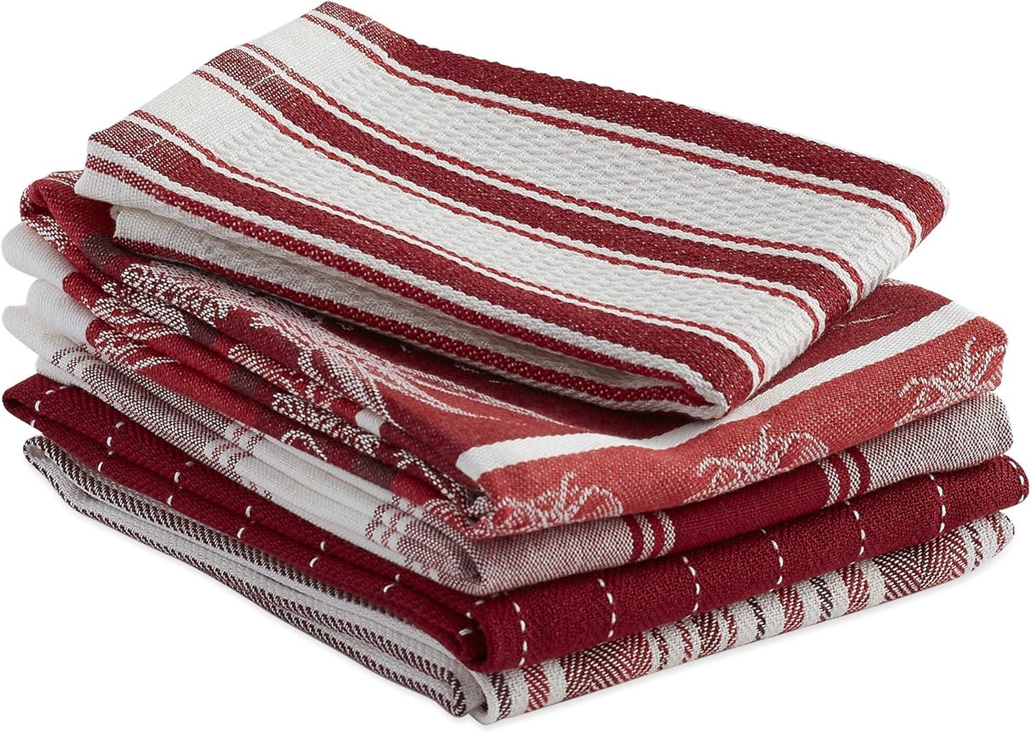 Garnet Kitchen Dishtowel - Set of 5