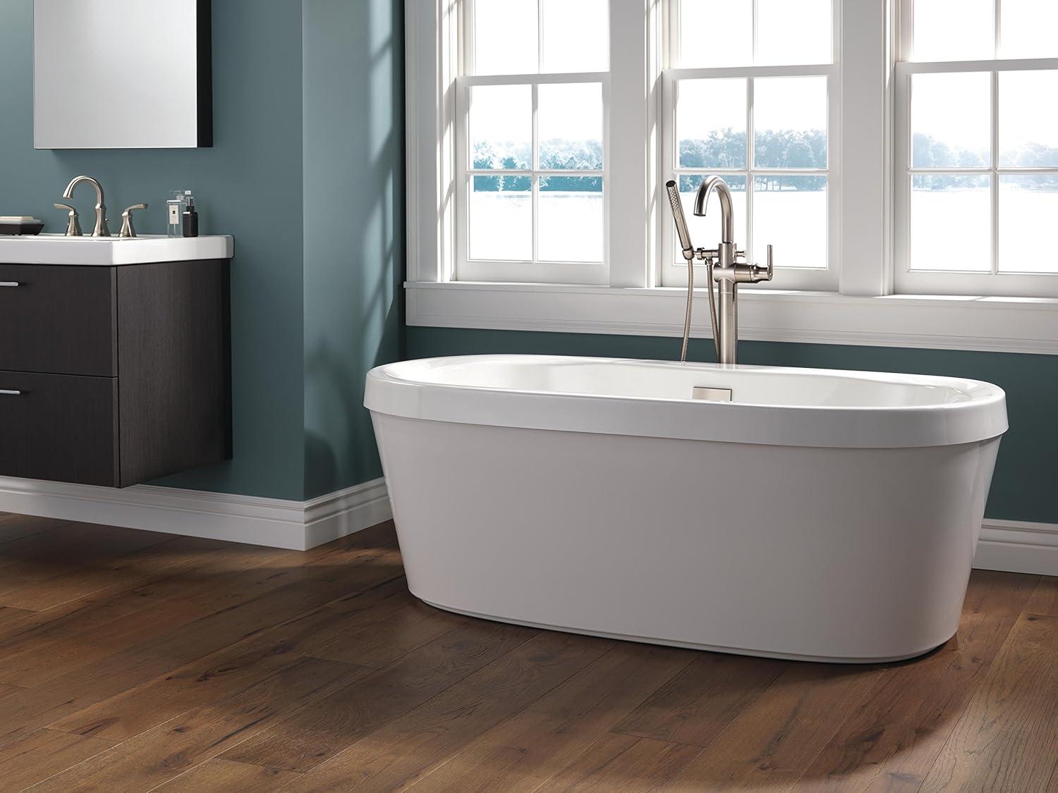 Trinsic Single Handle Floor Mounted Freestanding Tub Filler