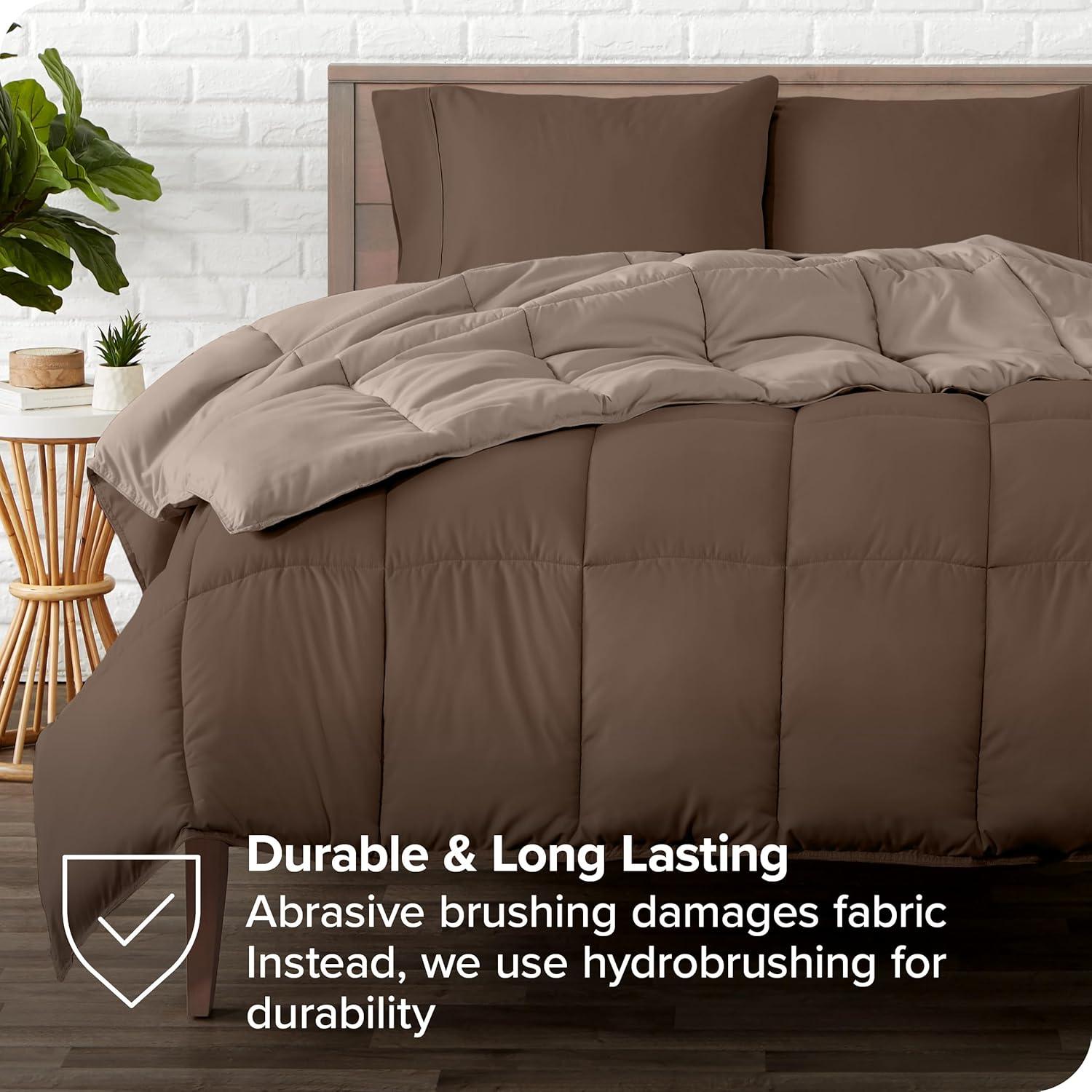Bare Home 1800 Premium Microfiber Reversible Bed-In-A-Bag