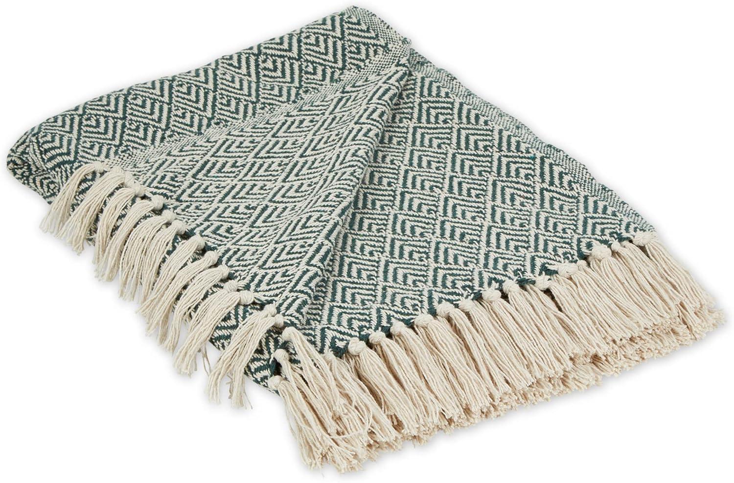 Design Imports Hand Woven Throw Blanket