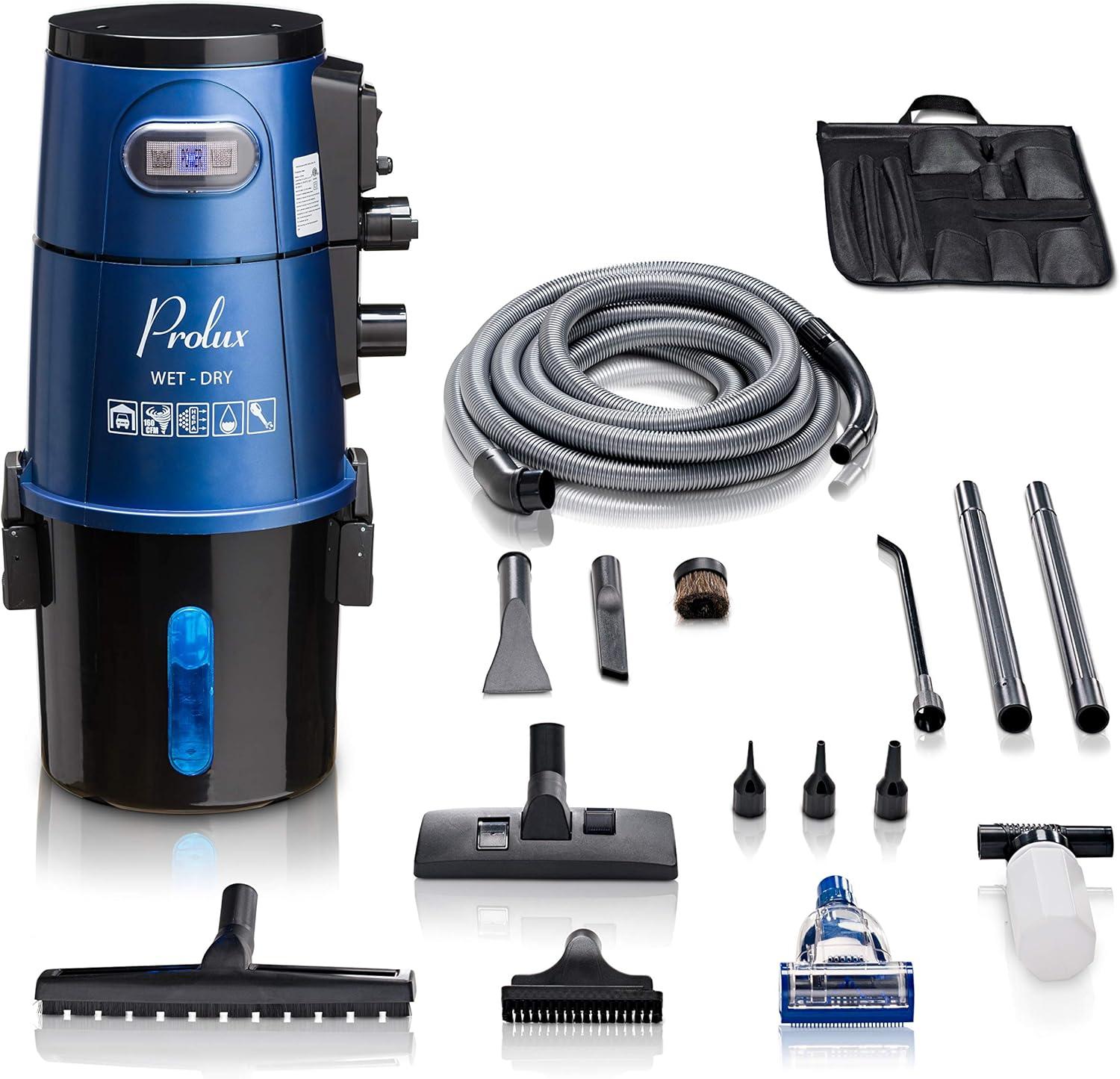 Prolux Professional Shop Wall Mounted Garage Vac Wet Dry Pick Up