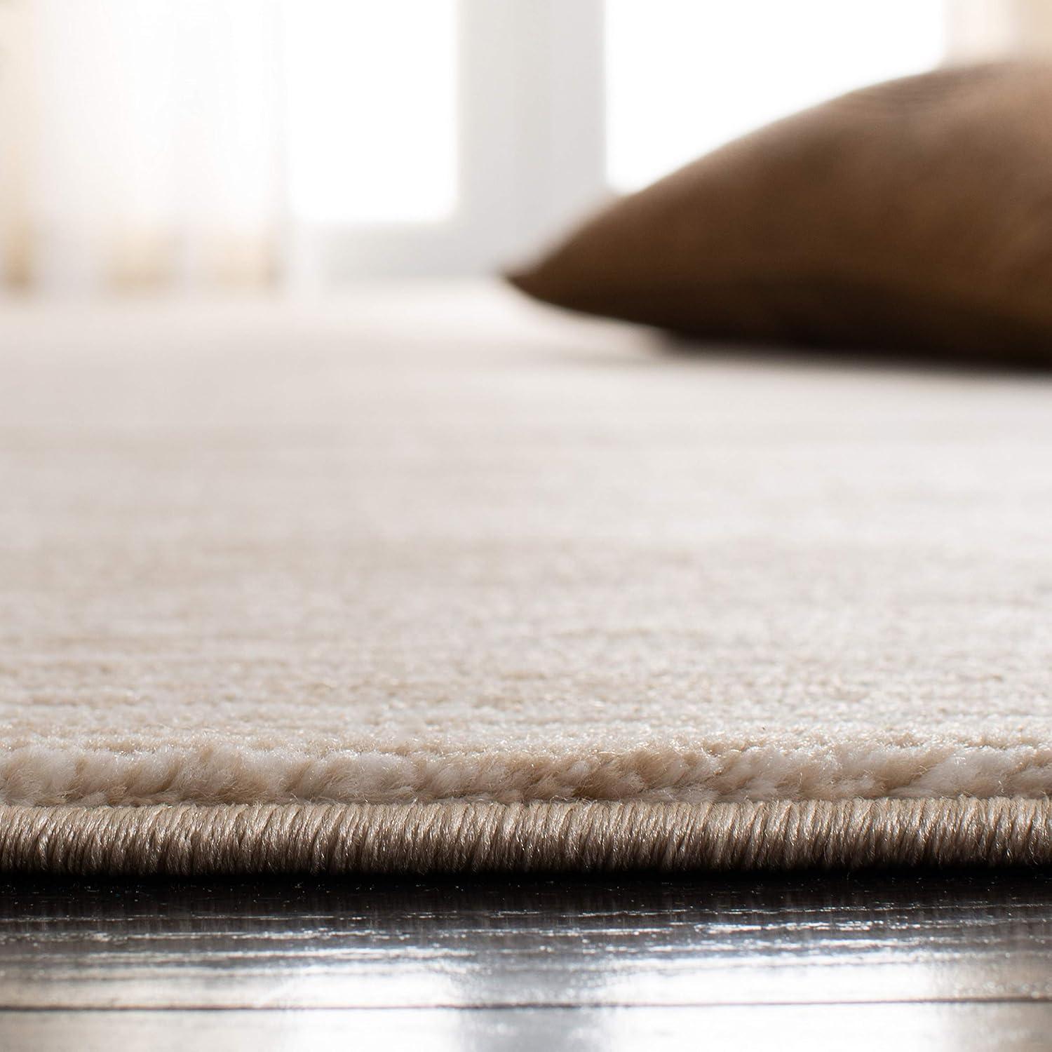 SAFAVIEH Vision Adrasteia Overdyed Solid Area Rug, Cream, 6'7" x 6'7" Square