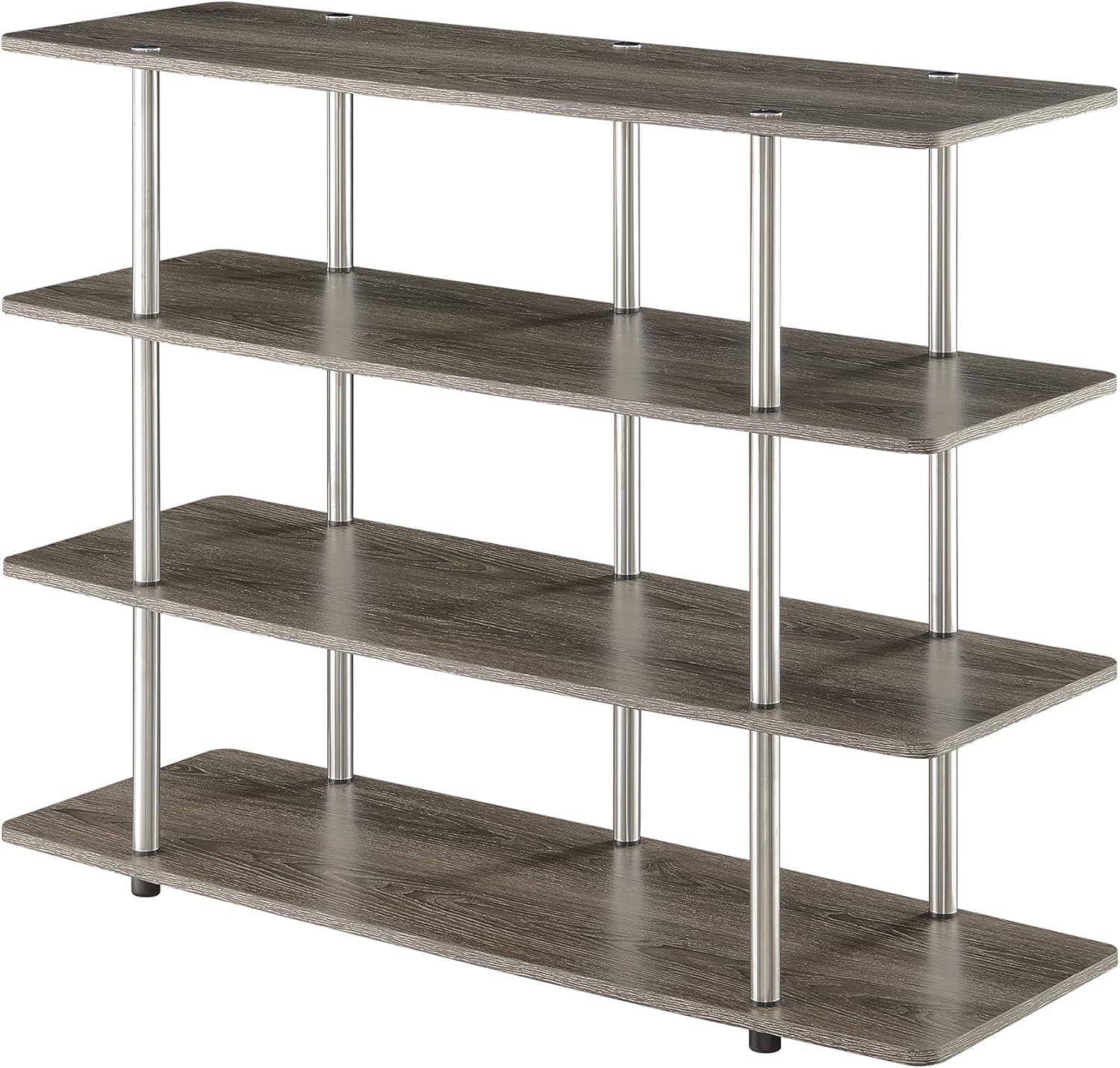 Convenience Concepts Designs2Go XL Highboy 4 Tier TV Stand, Multiple Finishes