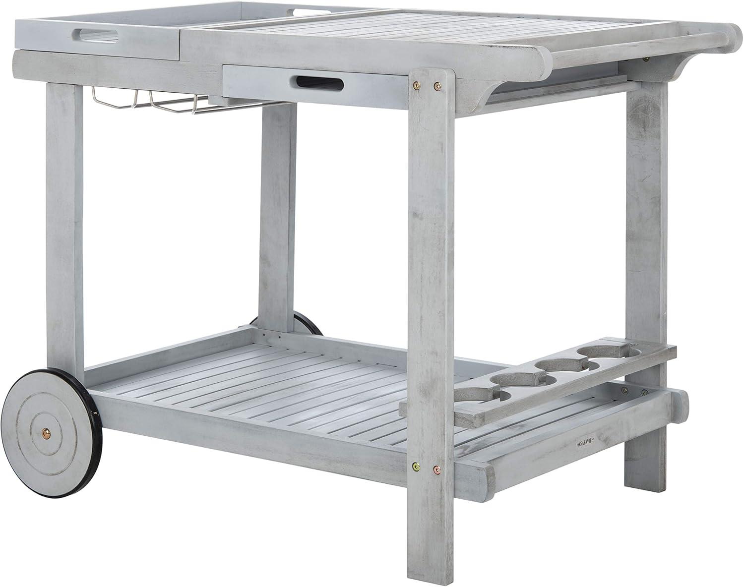 Orland Outdoor Tea Trolley  - Safavieh