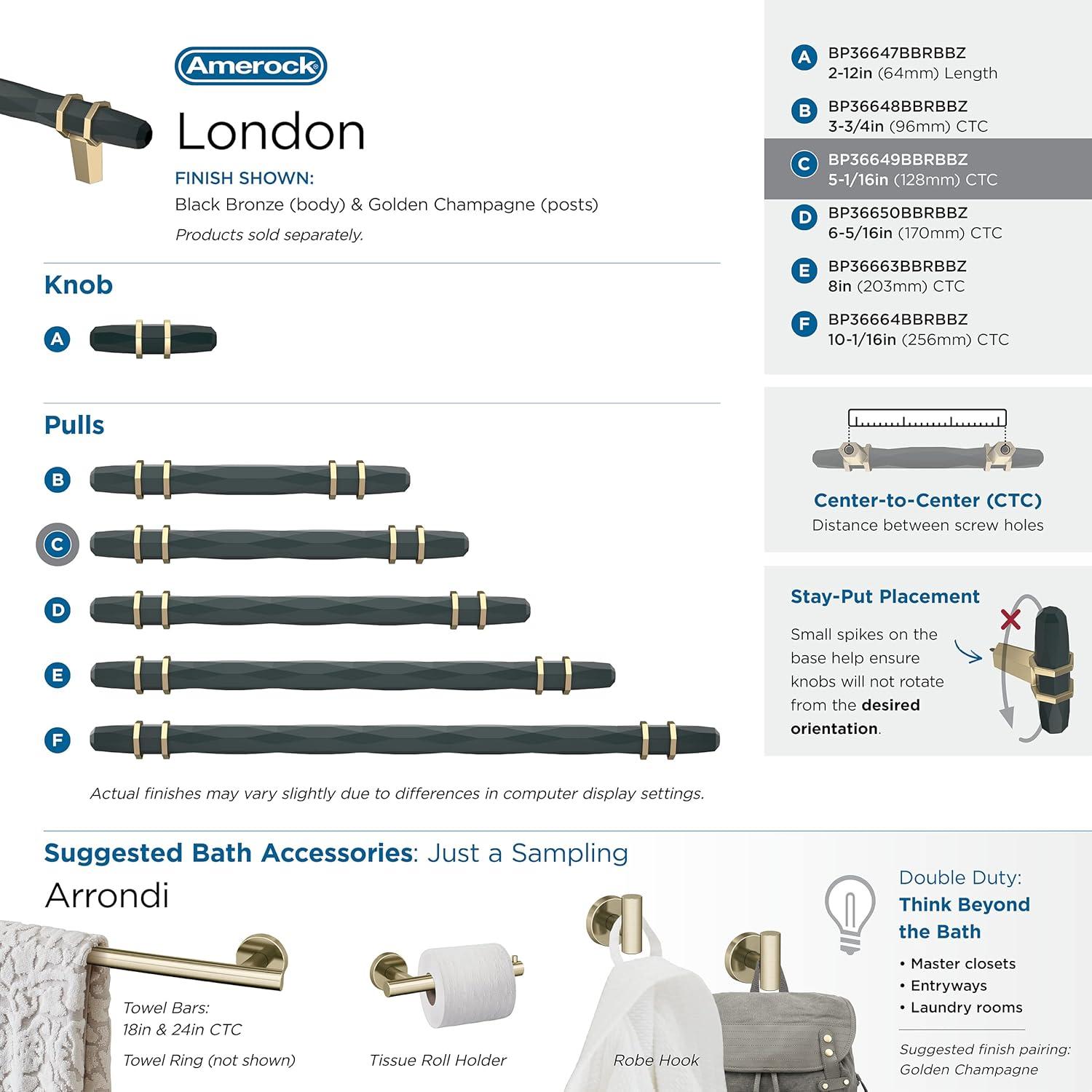 Amerock London Bar Pull