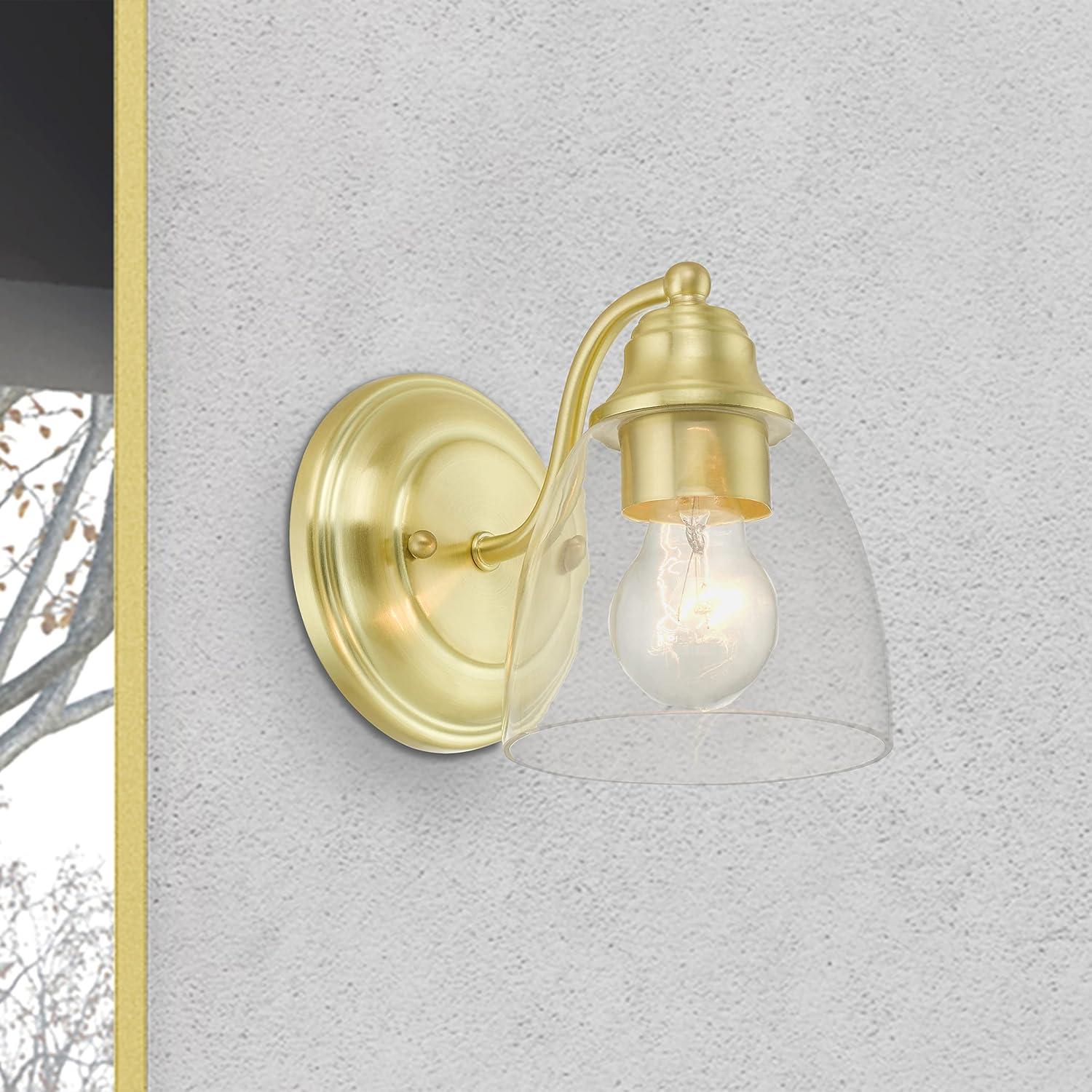 Livex Lighting Montgomery 1 - Light Vanity in  Satin Brass