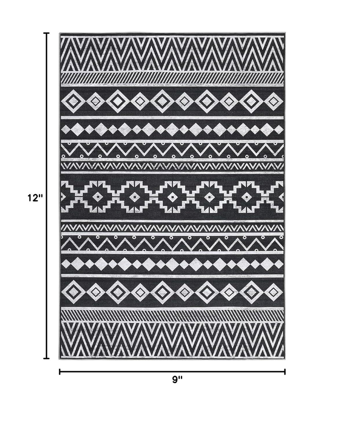 Union Rustic Soft Area Rug, Anti Slip, Washable, Pet Friendly, Boho Modern Carpet for Living Room Bedroom