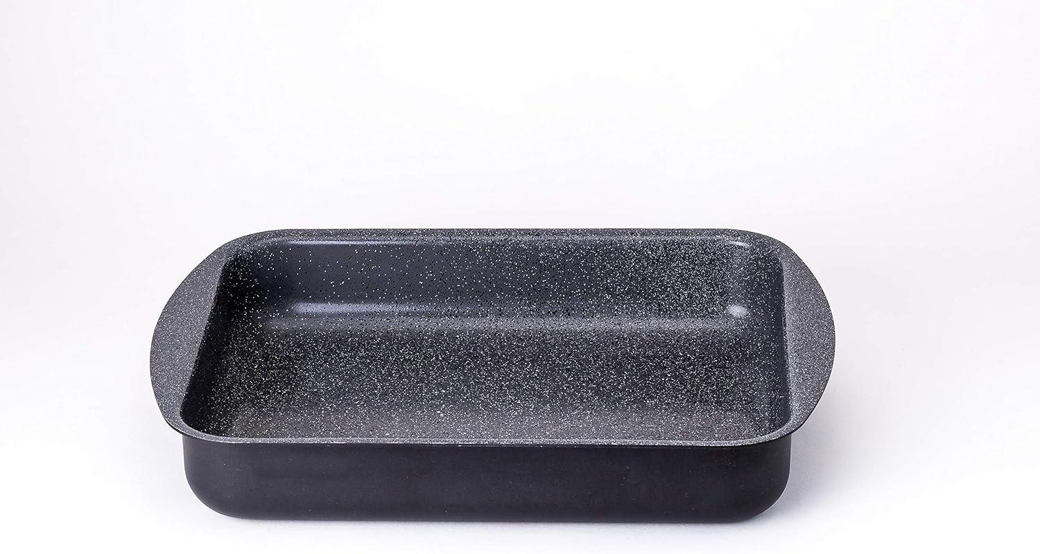 Black Ceramic Non-Stick Roasting Pan with Handles